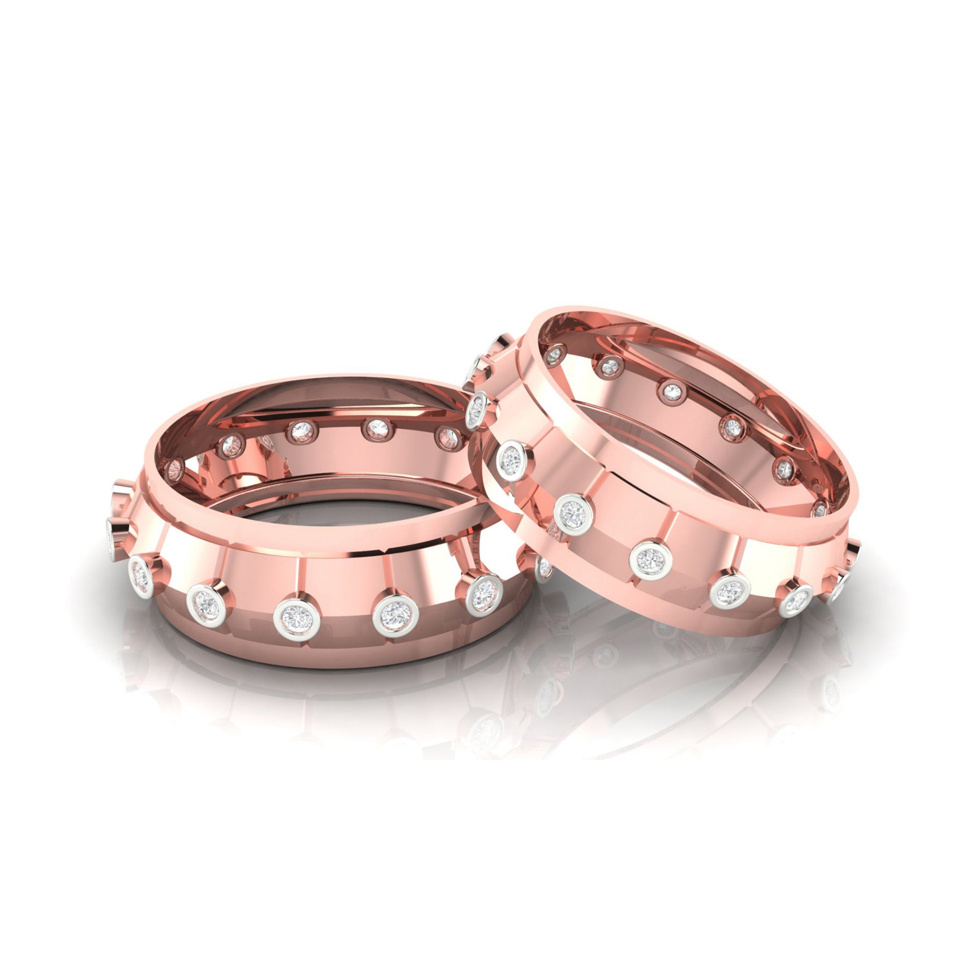 Matching Rose Gold Band for Couples