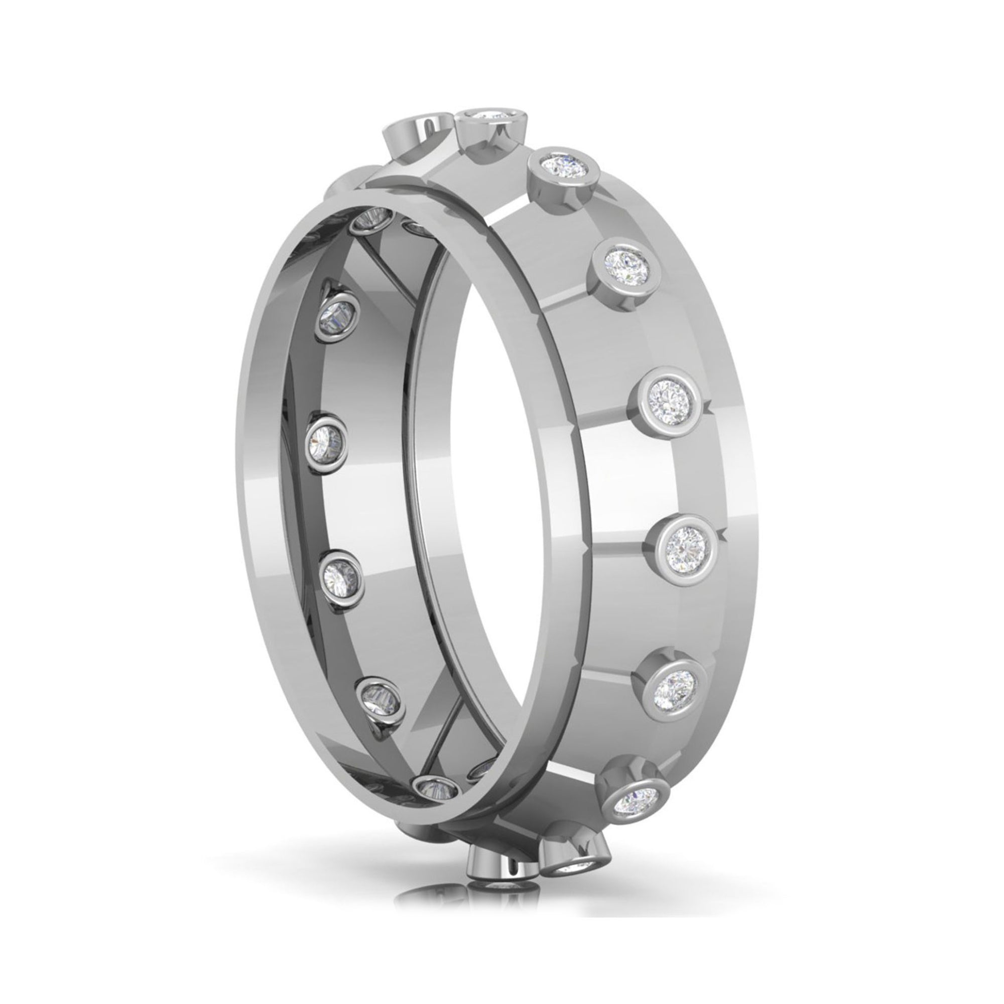 Sterling Silver Band for Couple