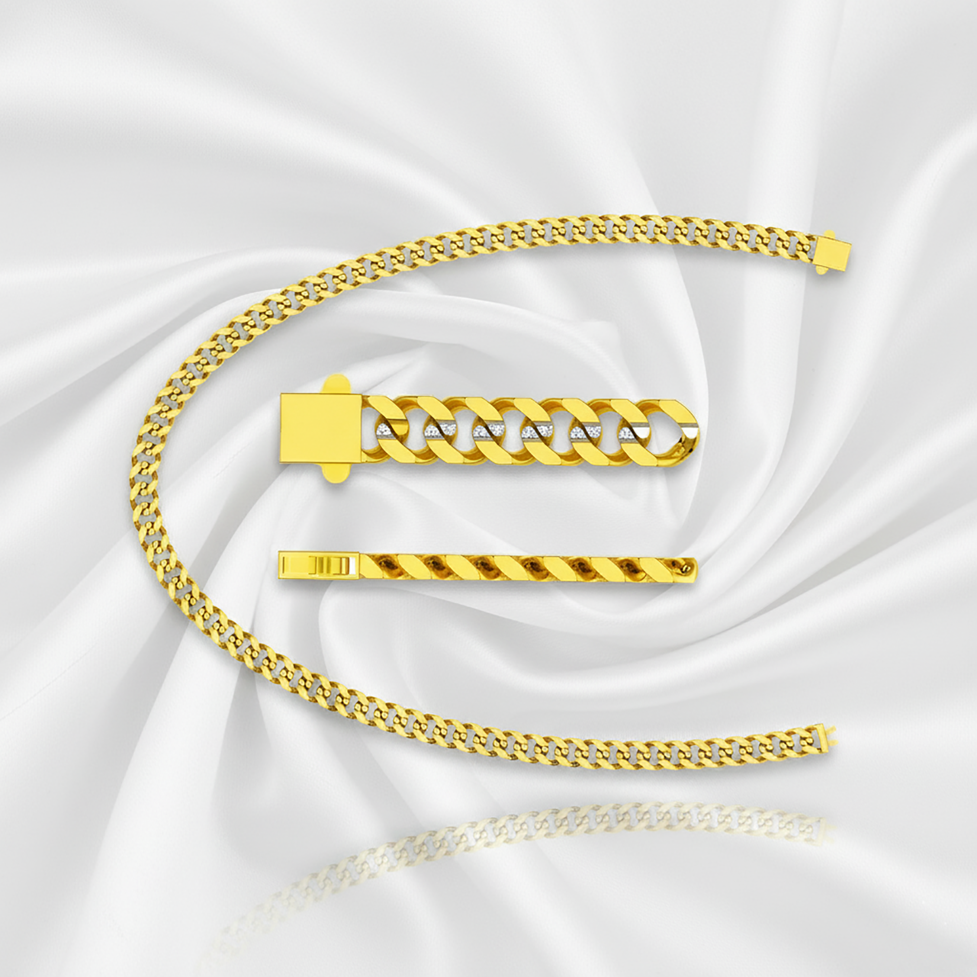 Classic Curb Men’s Yellow Gold Plating Chain