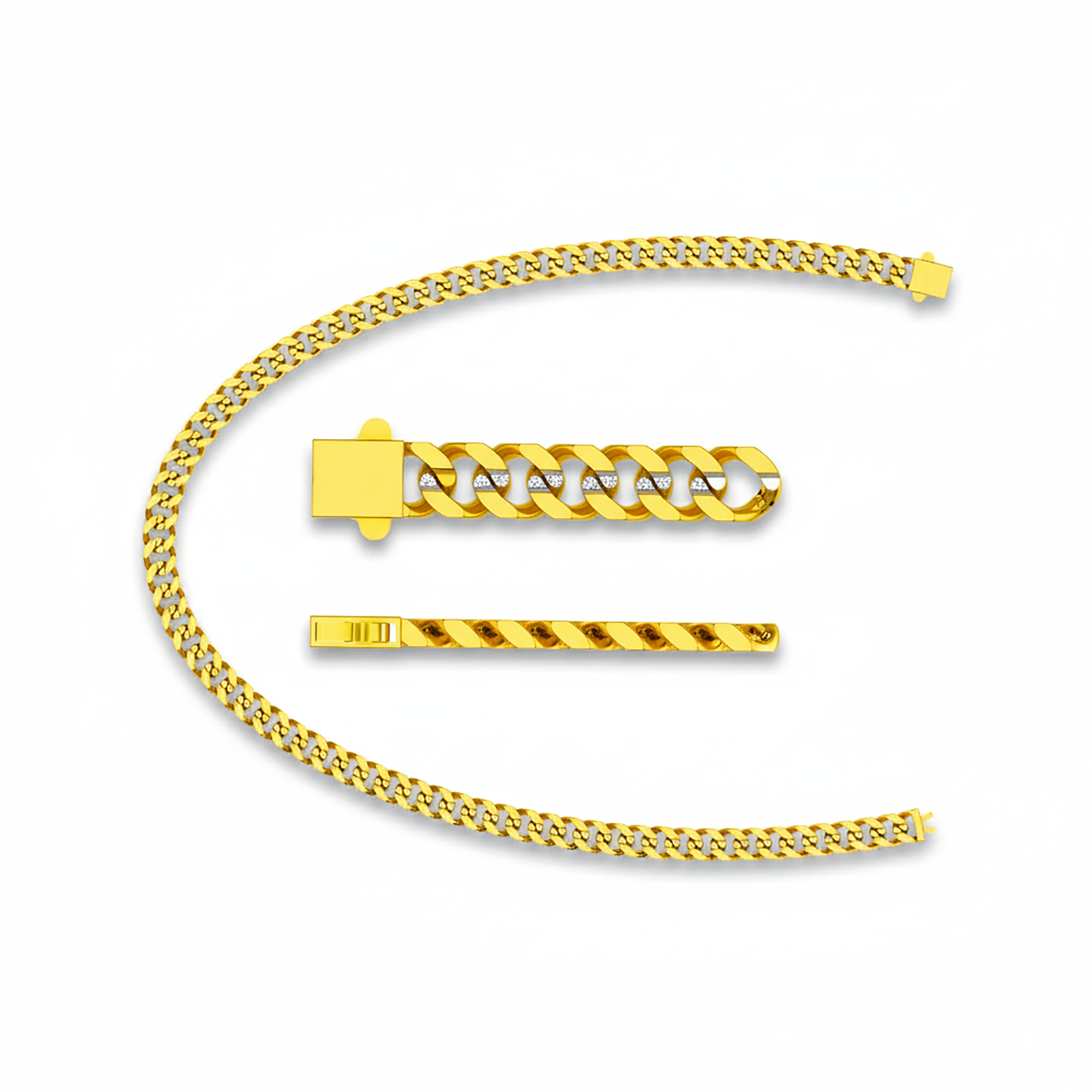 Classic Curb Men’s Yellow Gold Plating Chain