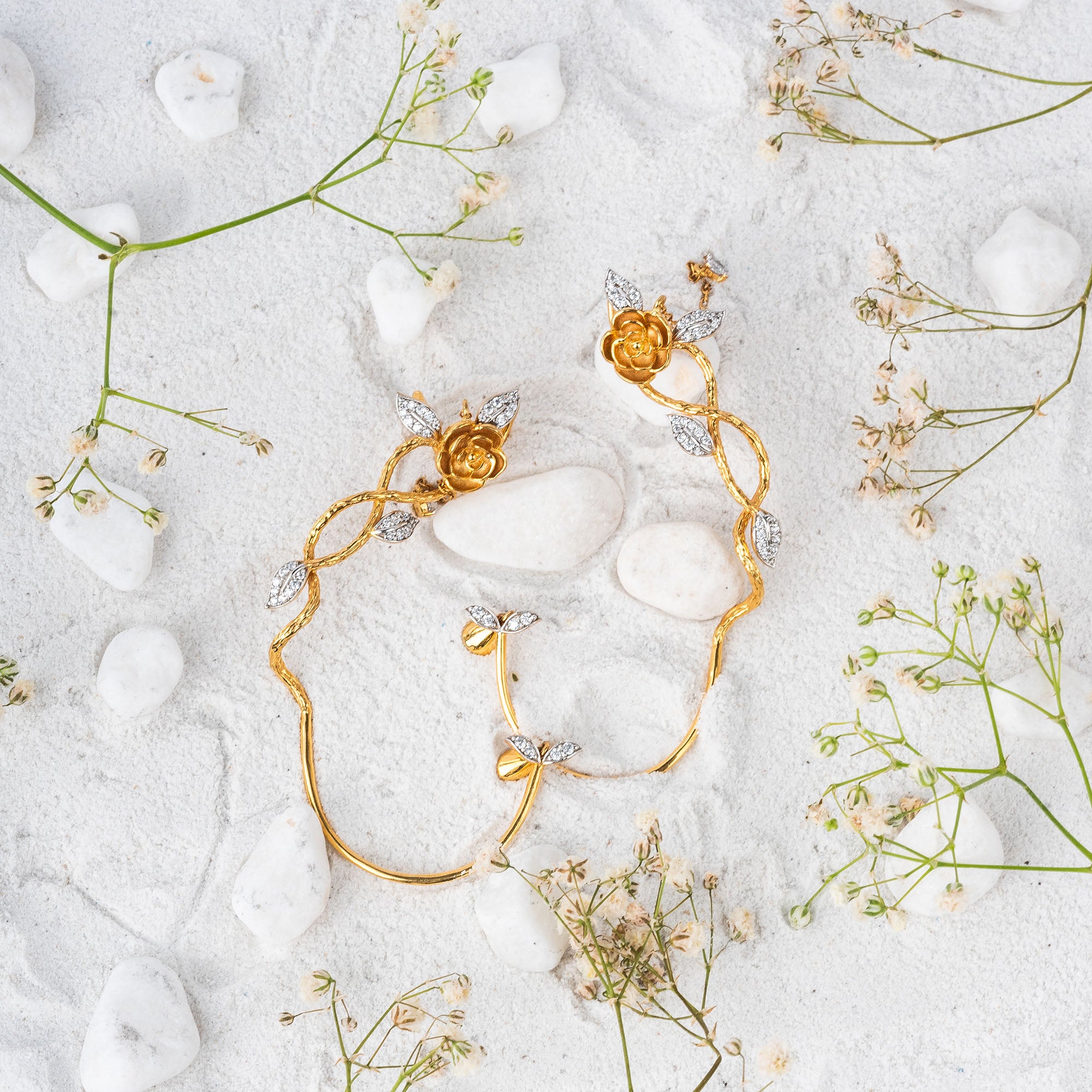 Non Piercing Vine Ear Cuff Earrings