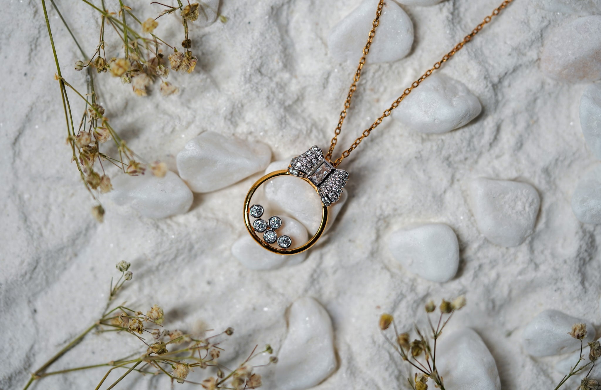 Elegant Baguette Cut Necklace
