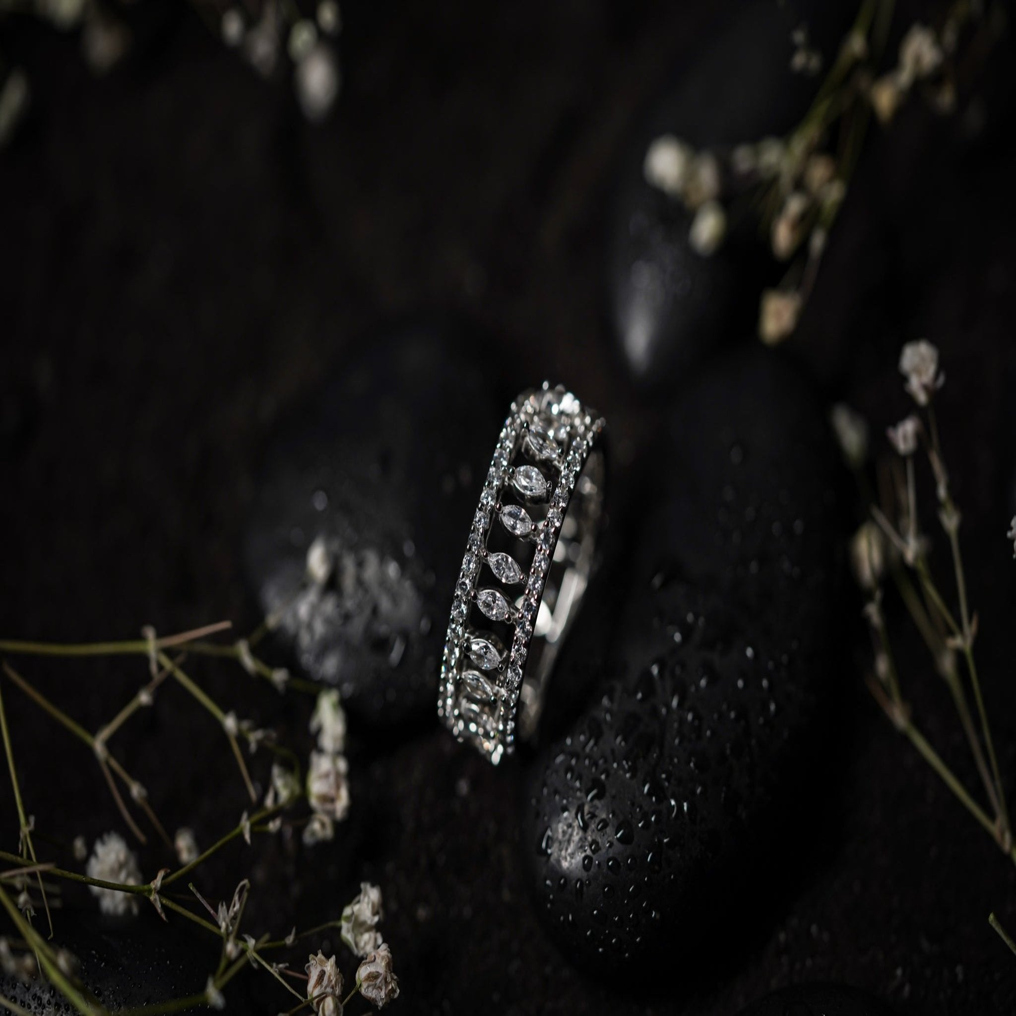 Majestic Crown Stackable  Ring