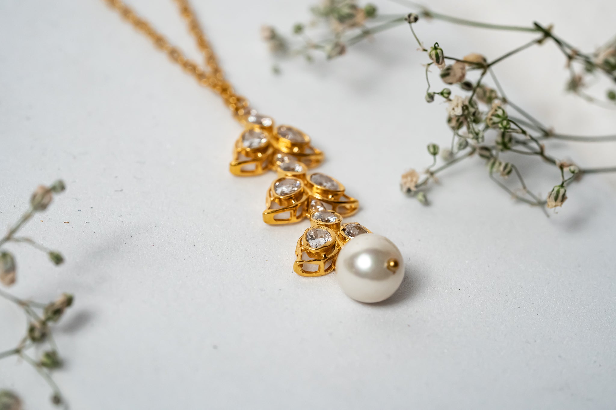 Polki Pearl Necklace
