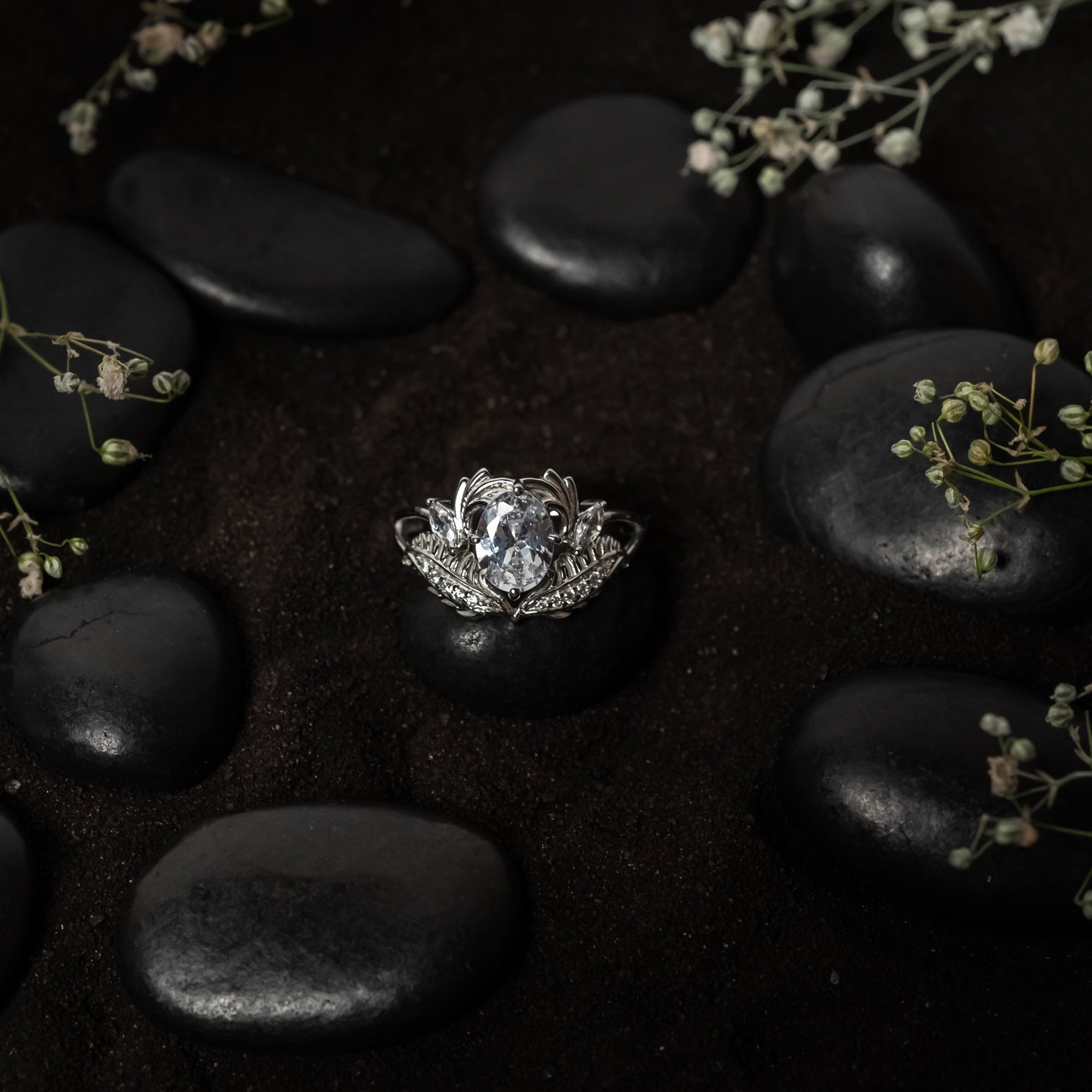 Timeless Oval Cut Sterling Silver Ring
