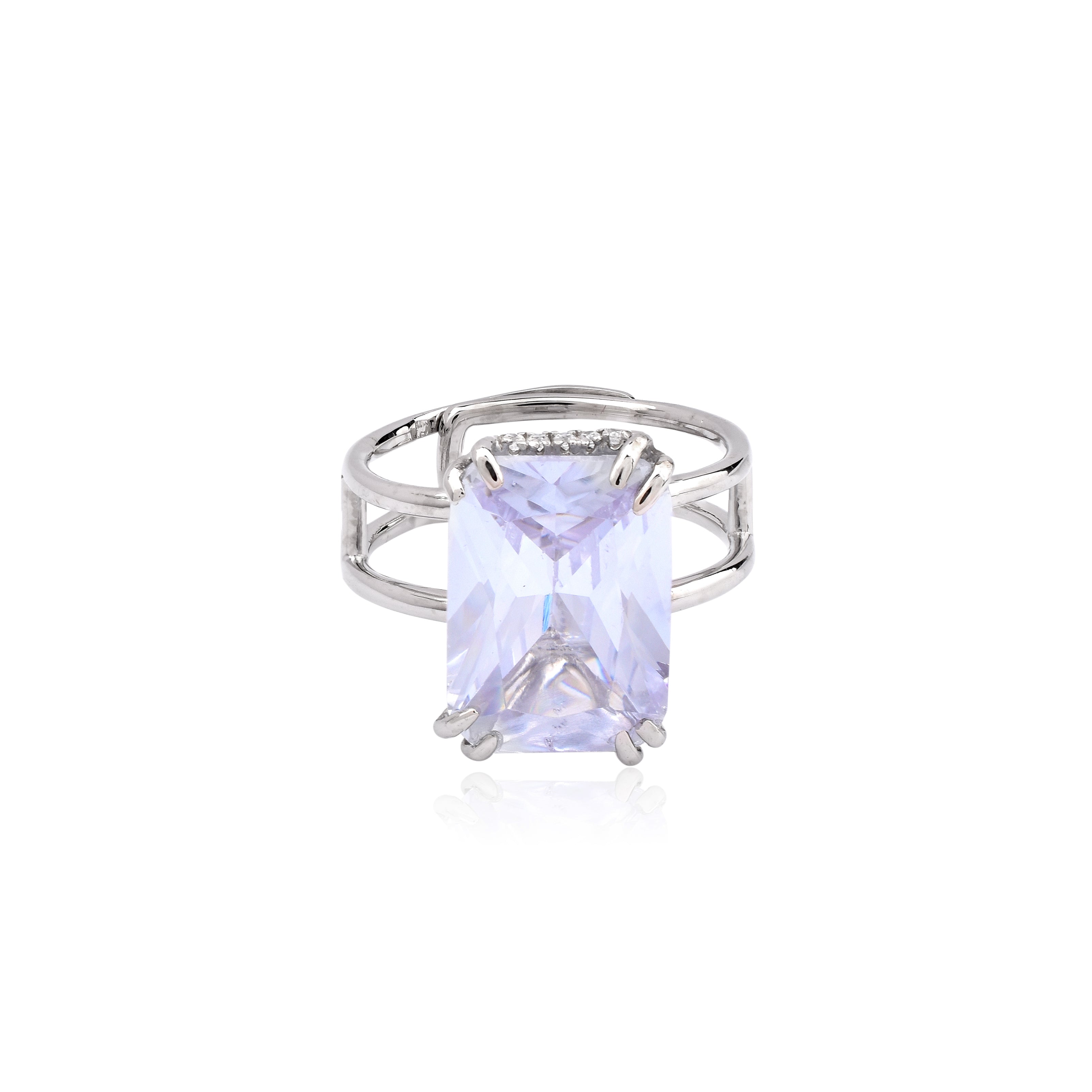 Chic Twin Shimmer Ring