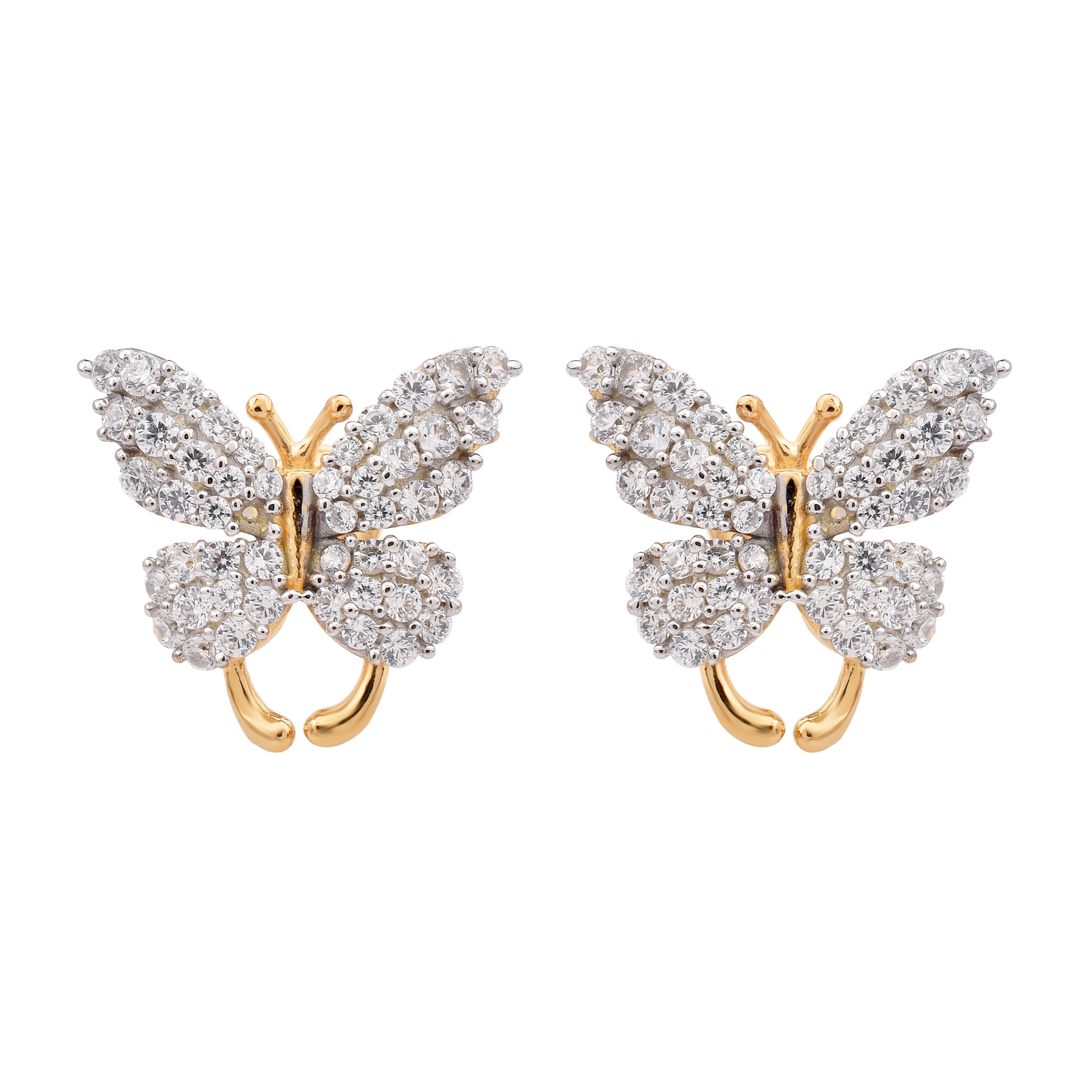 Elegant Butterfly Stud Earrings
