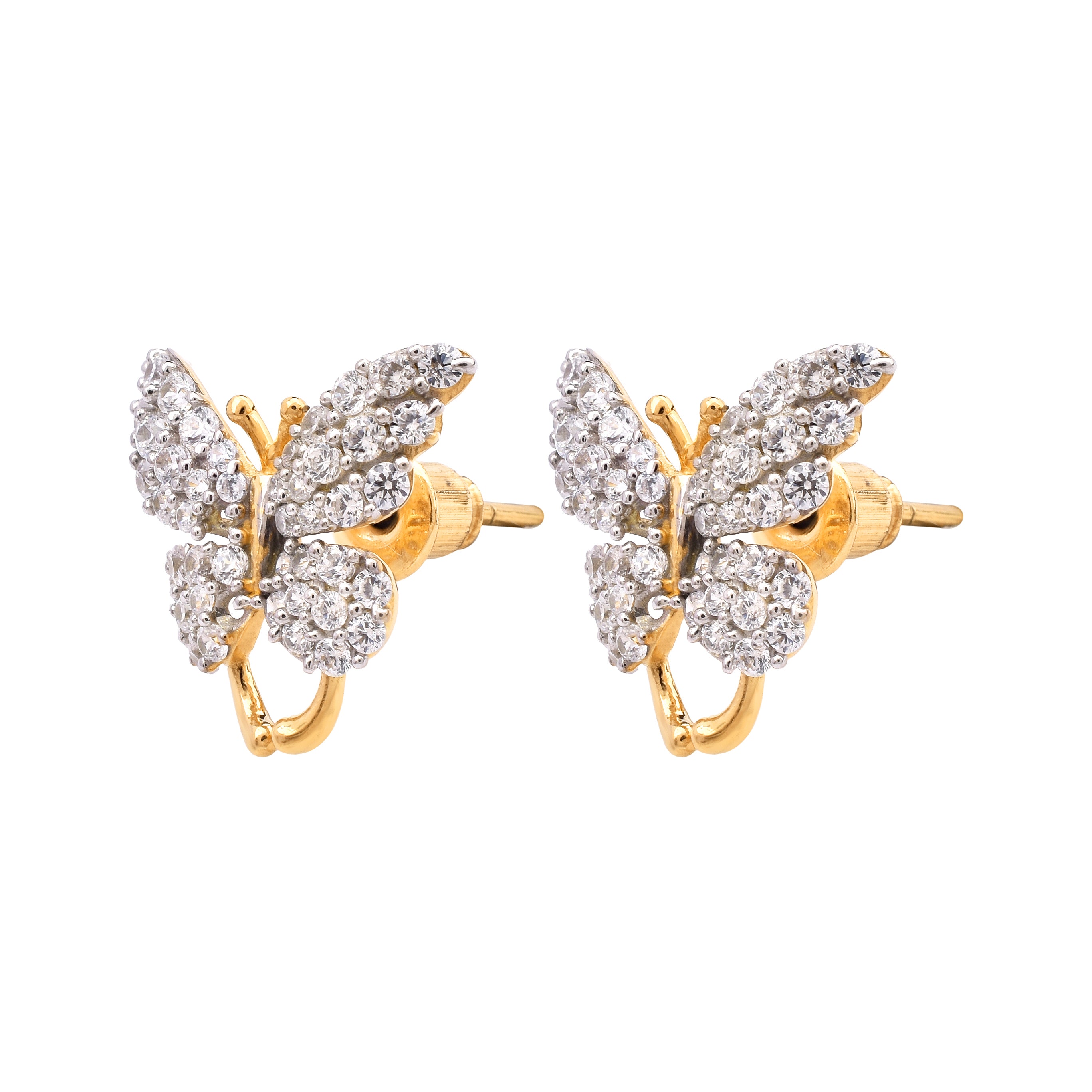 Elegant Butterfly Stud Earrings