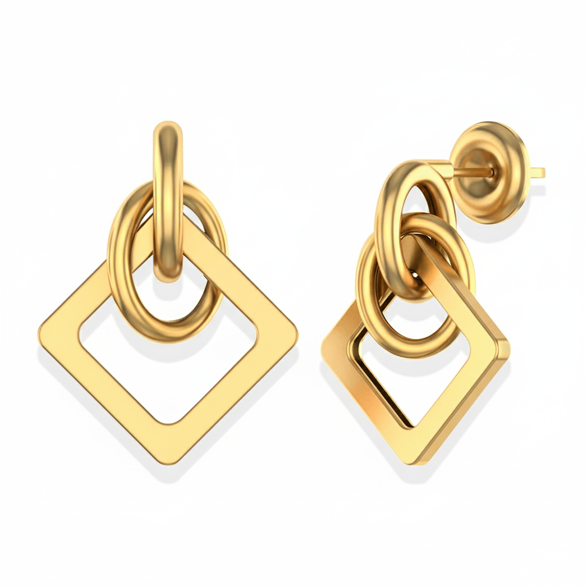 Women's Vermeil Gold Plated Earrings