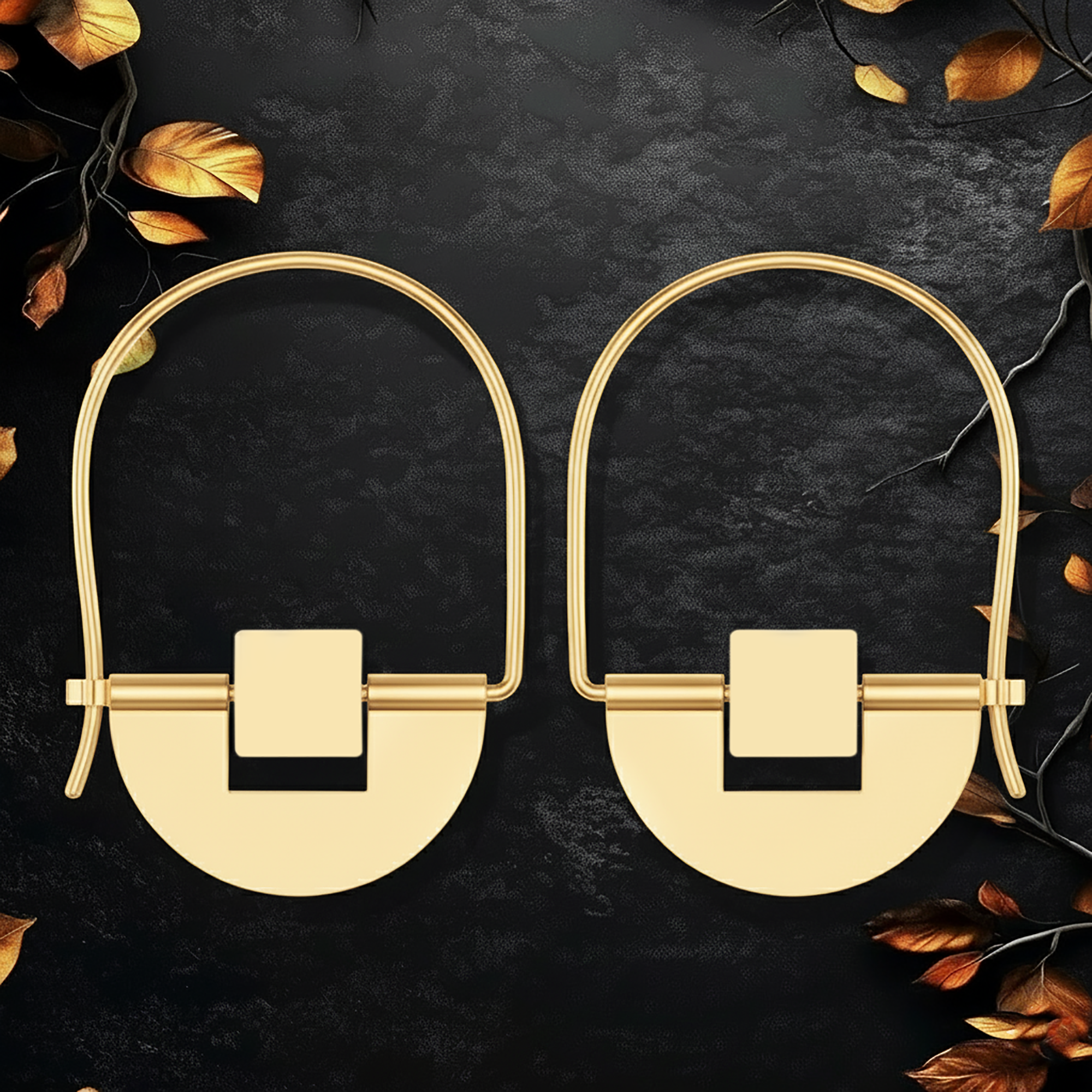 Luxury Gold Huggies Earrings