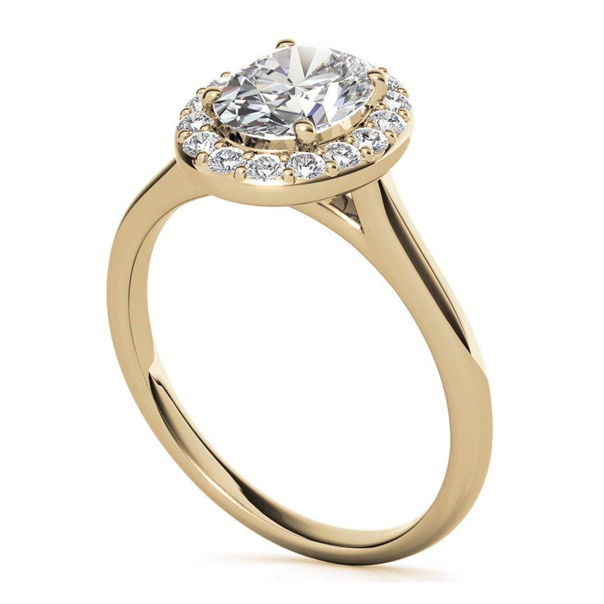 Silver Blush Halo Beauty Ring