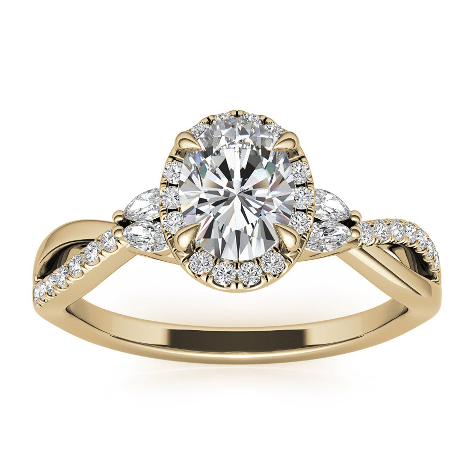 Silver Gleaming Stack Sparkle Ring