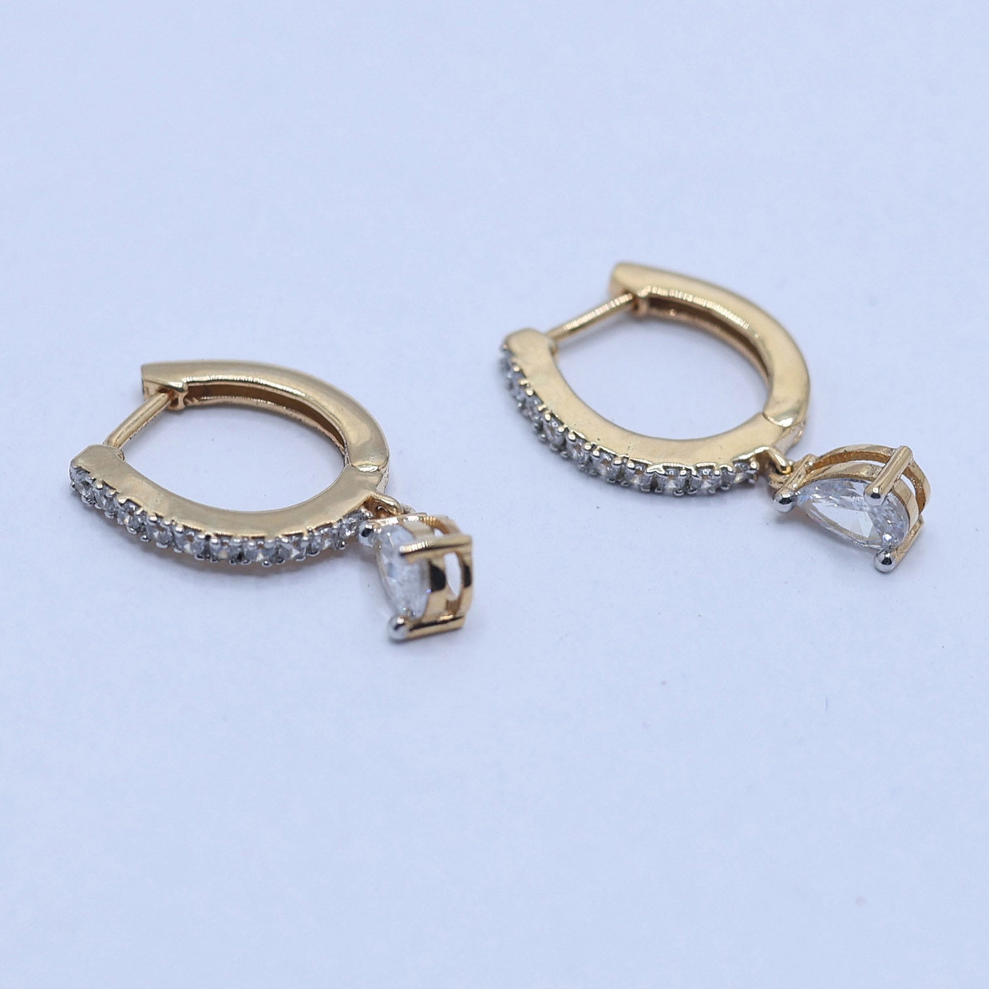 Elegant Silver 3 Pair Earrings Set