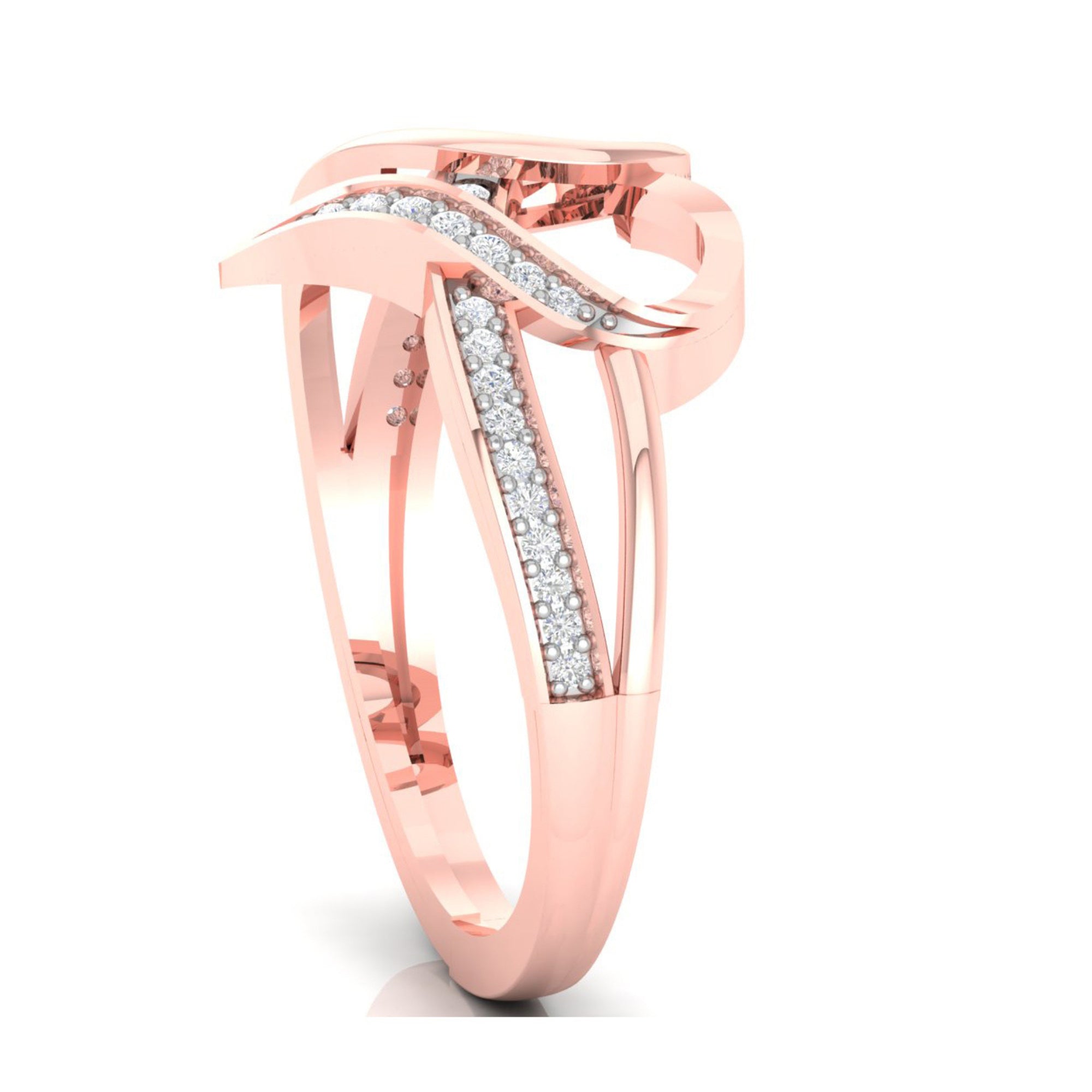 Intertwined Heart Eternal Love Ring