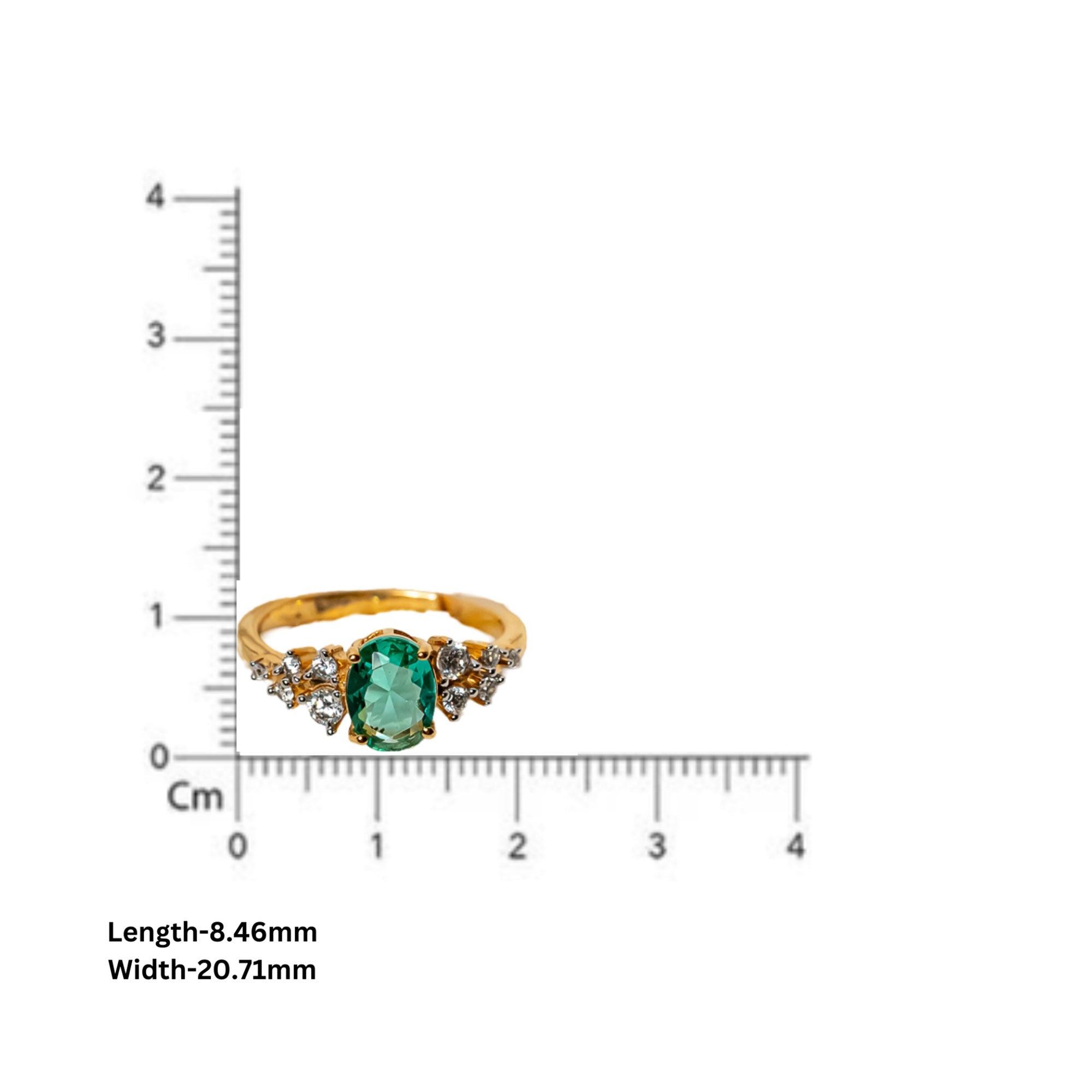 Stackable Green Shine Ring