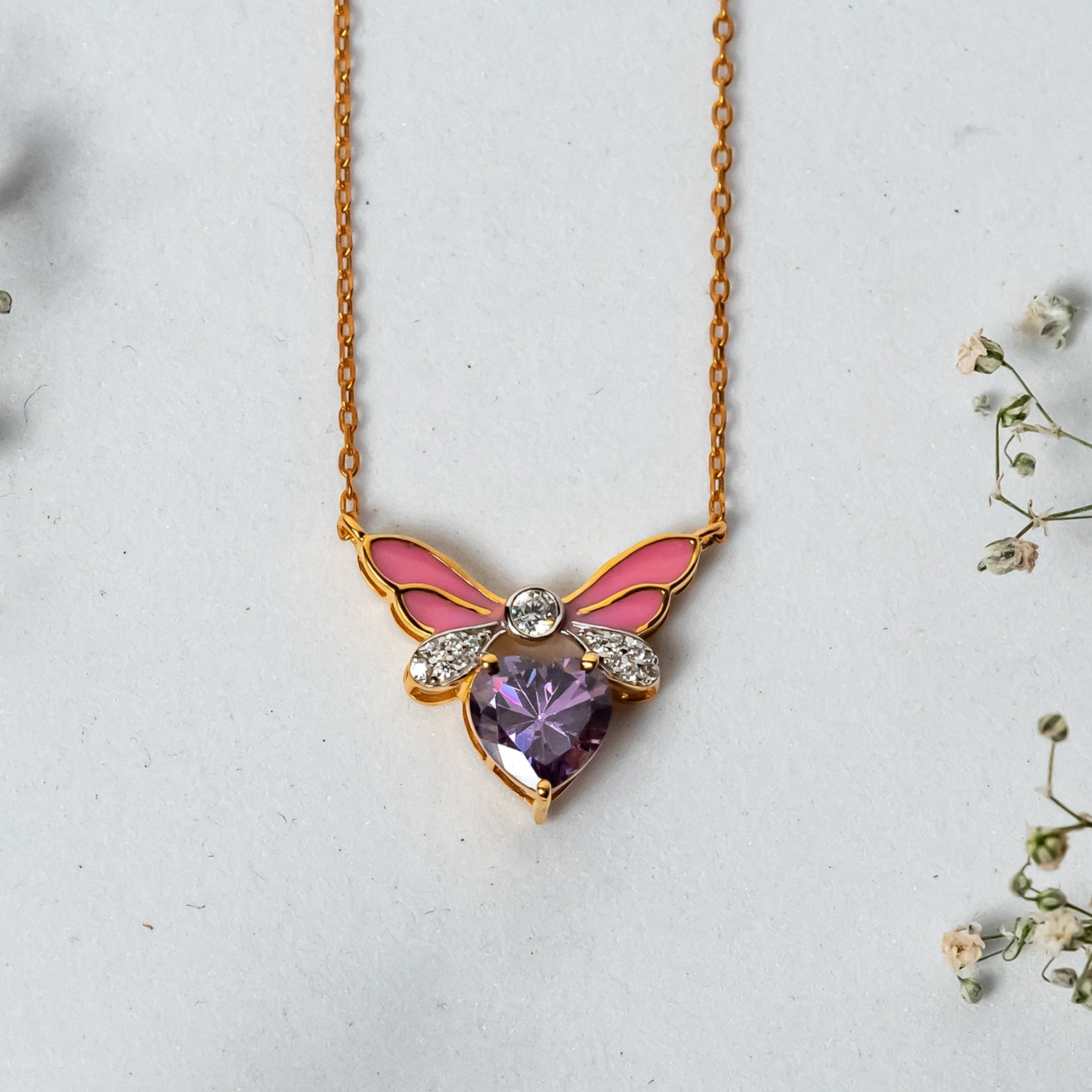 Butterfly Drop Charm Pendant