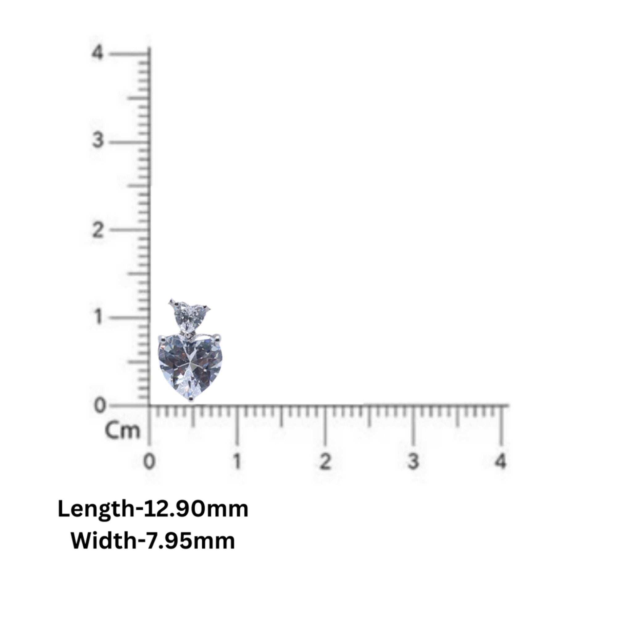 Two Heart Diamond Pendant