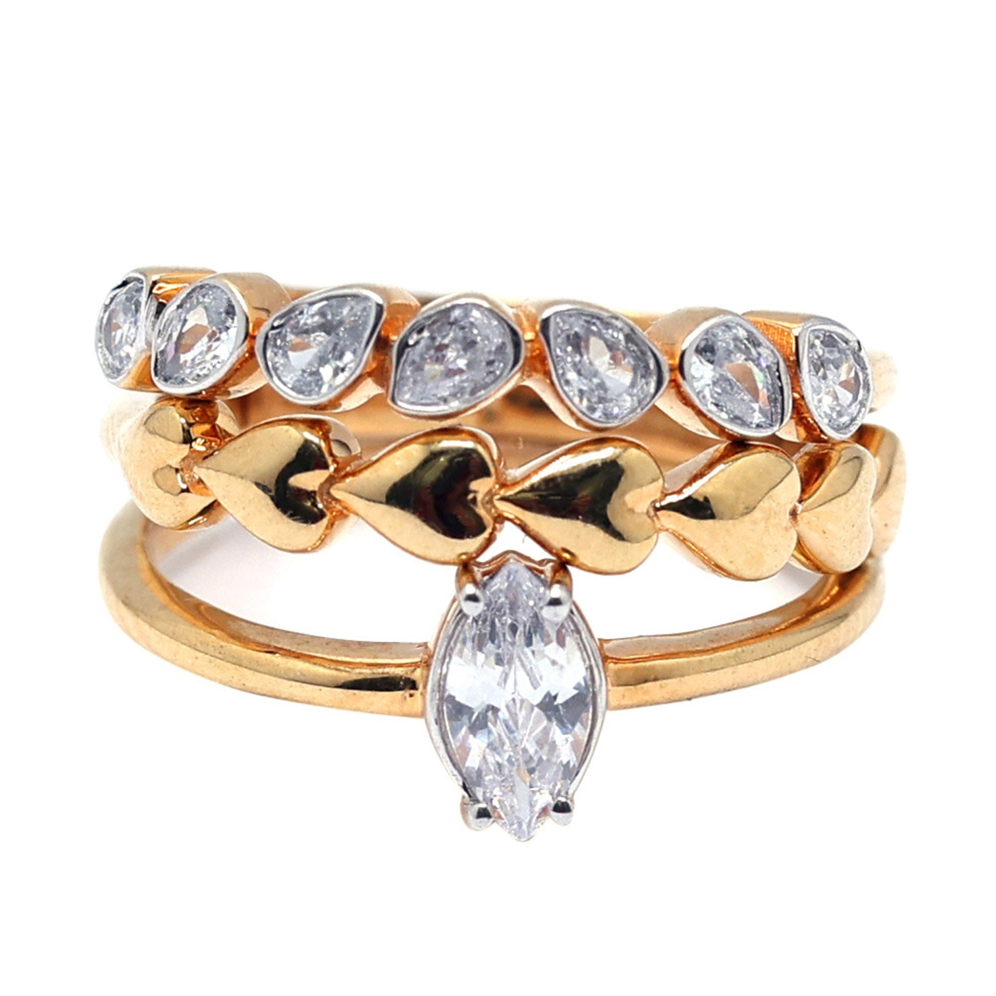 Stylish Stackable Rings Set for Women