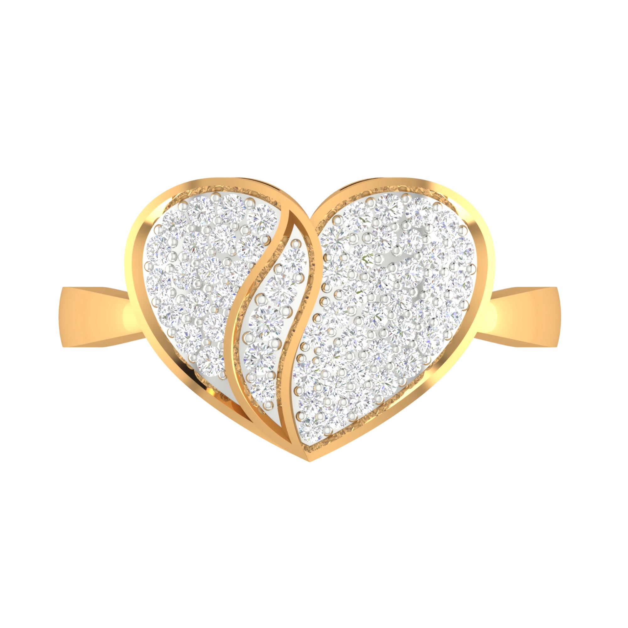Heart Diamond Promise Ring