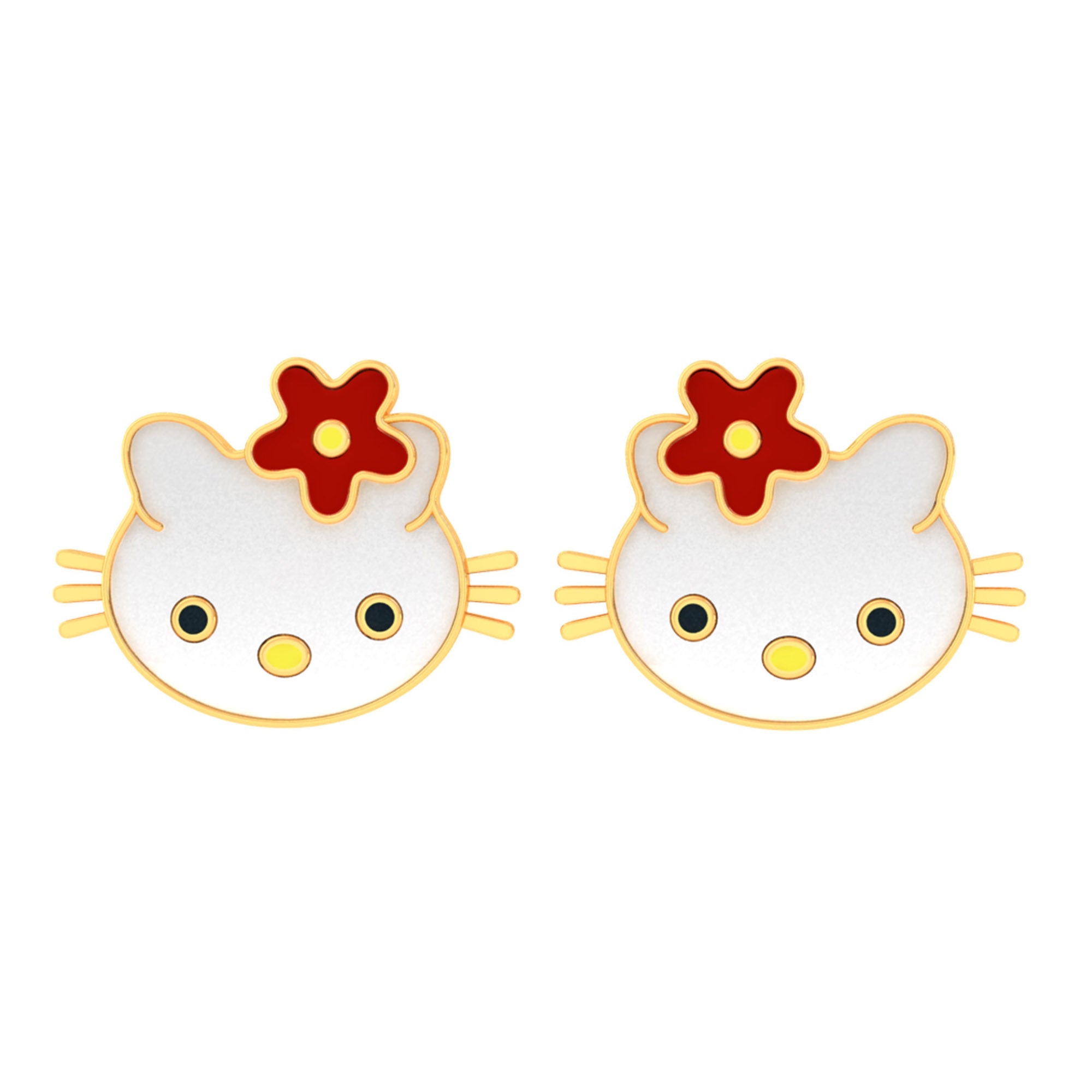 Gold Plated Hello Kitty Earring