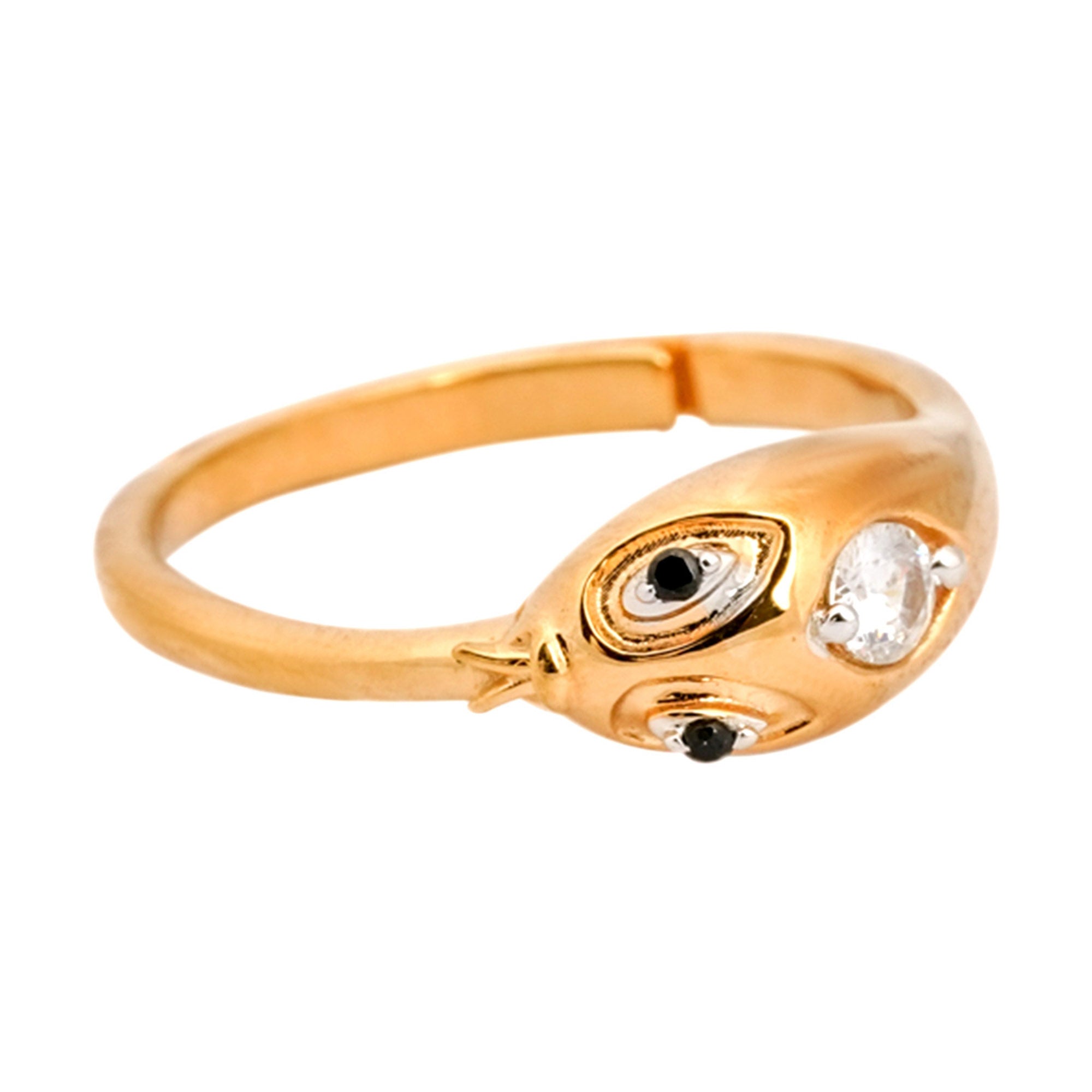 Snake Inspired Sterling Silver Ring