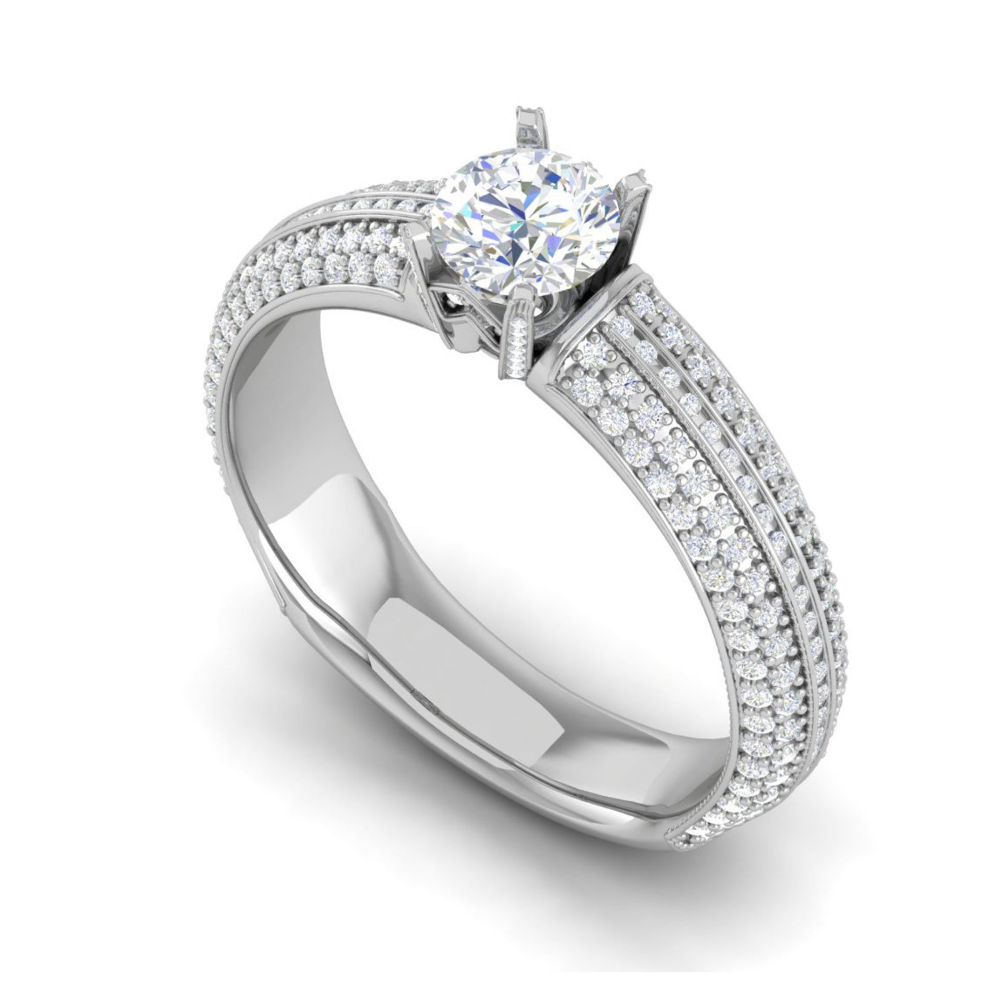 Timeless Sparkle Diamond Engagement Ring