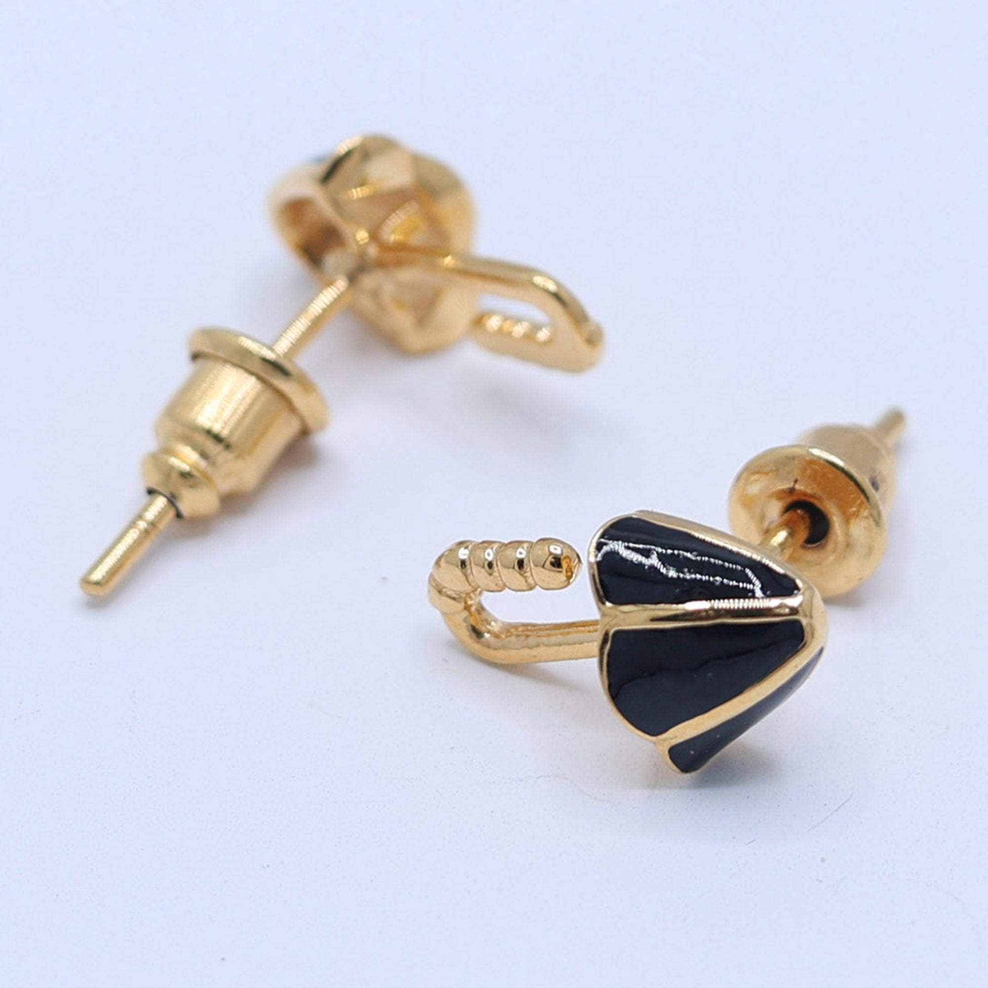 Gold Plated Kids Umbrella Earrings