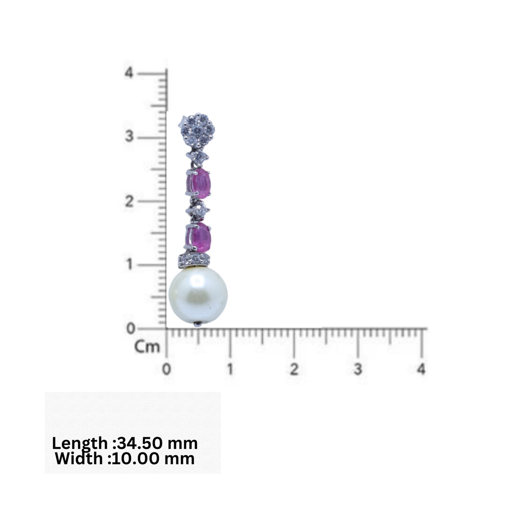 Princess Jodhaa Ruby Dangle Earrings