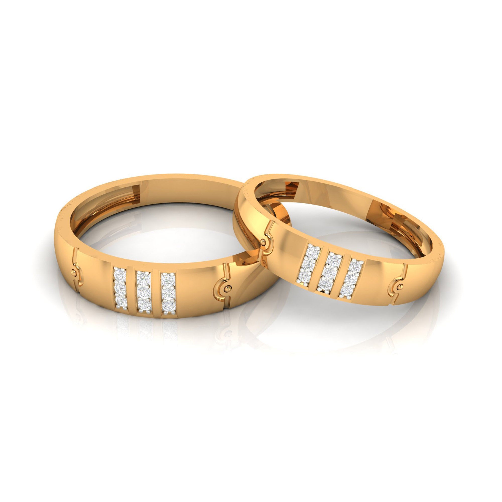 Matching Couple Bands with Diamonds