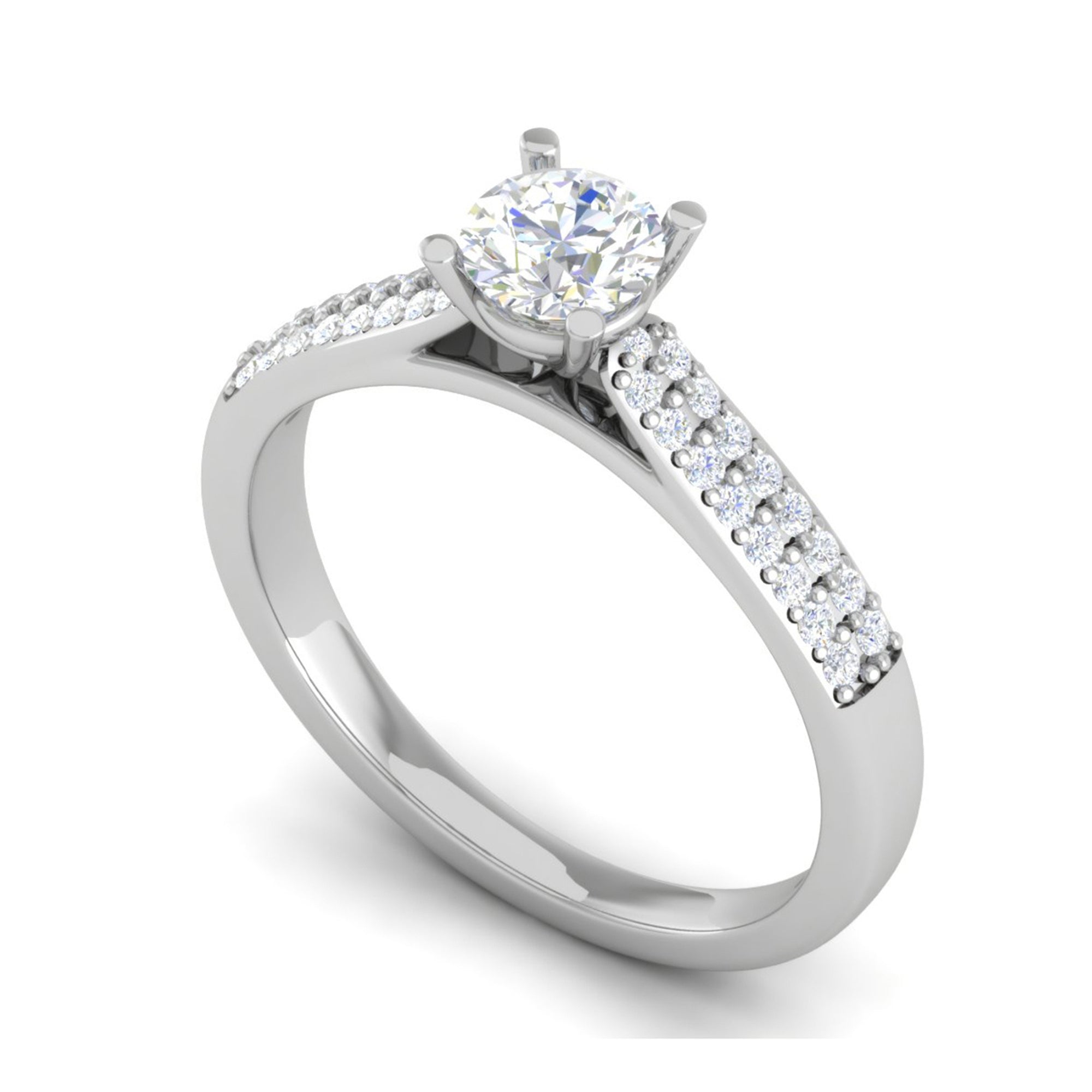 Adjustable Solitaire Ring for Women