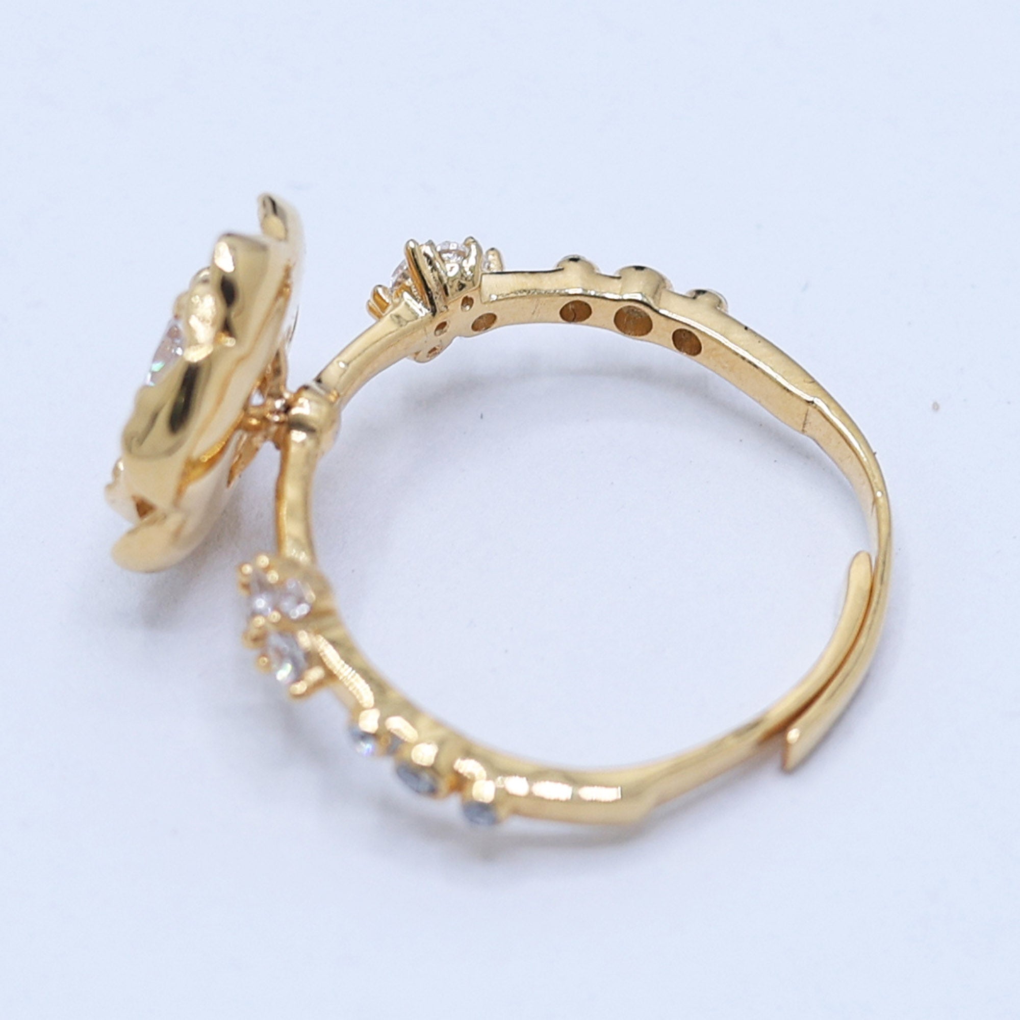 Luxury Floral Diamond Ring