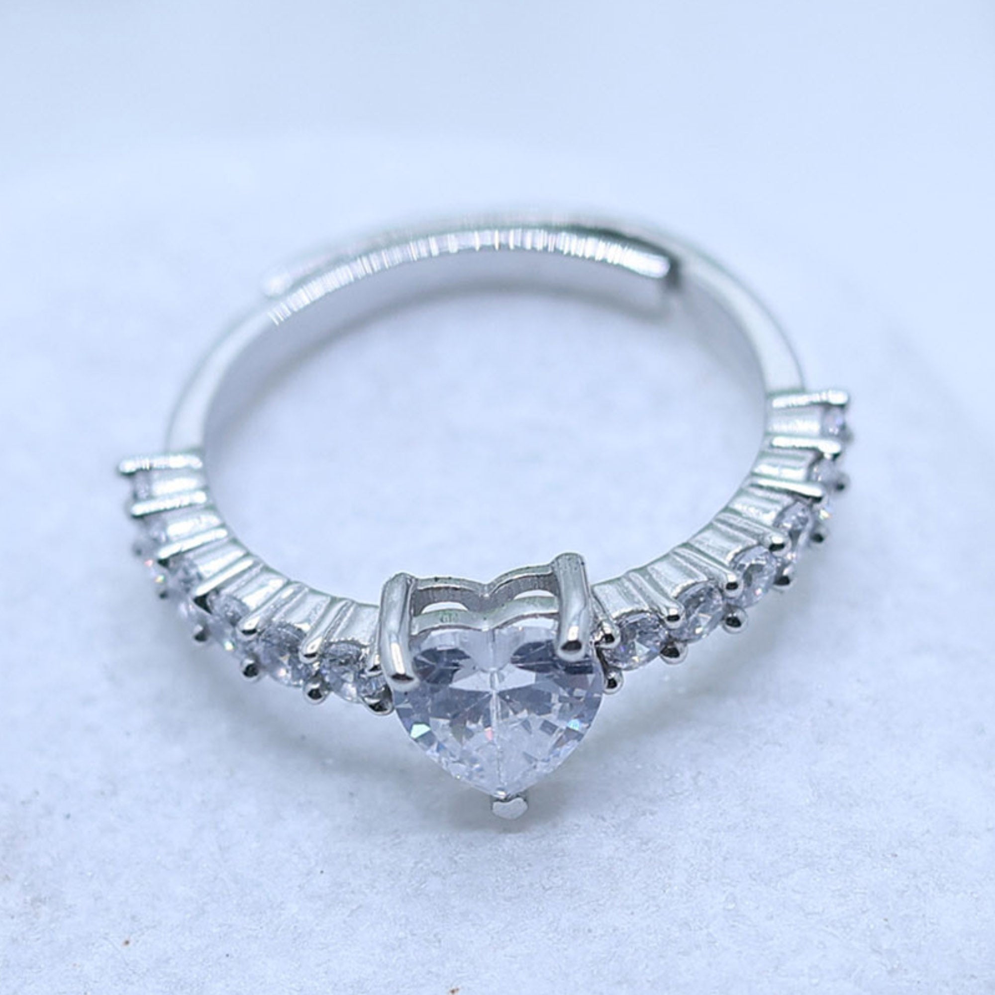 Sparkling Heart Promise Ring