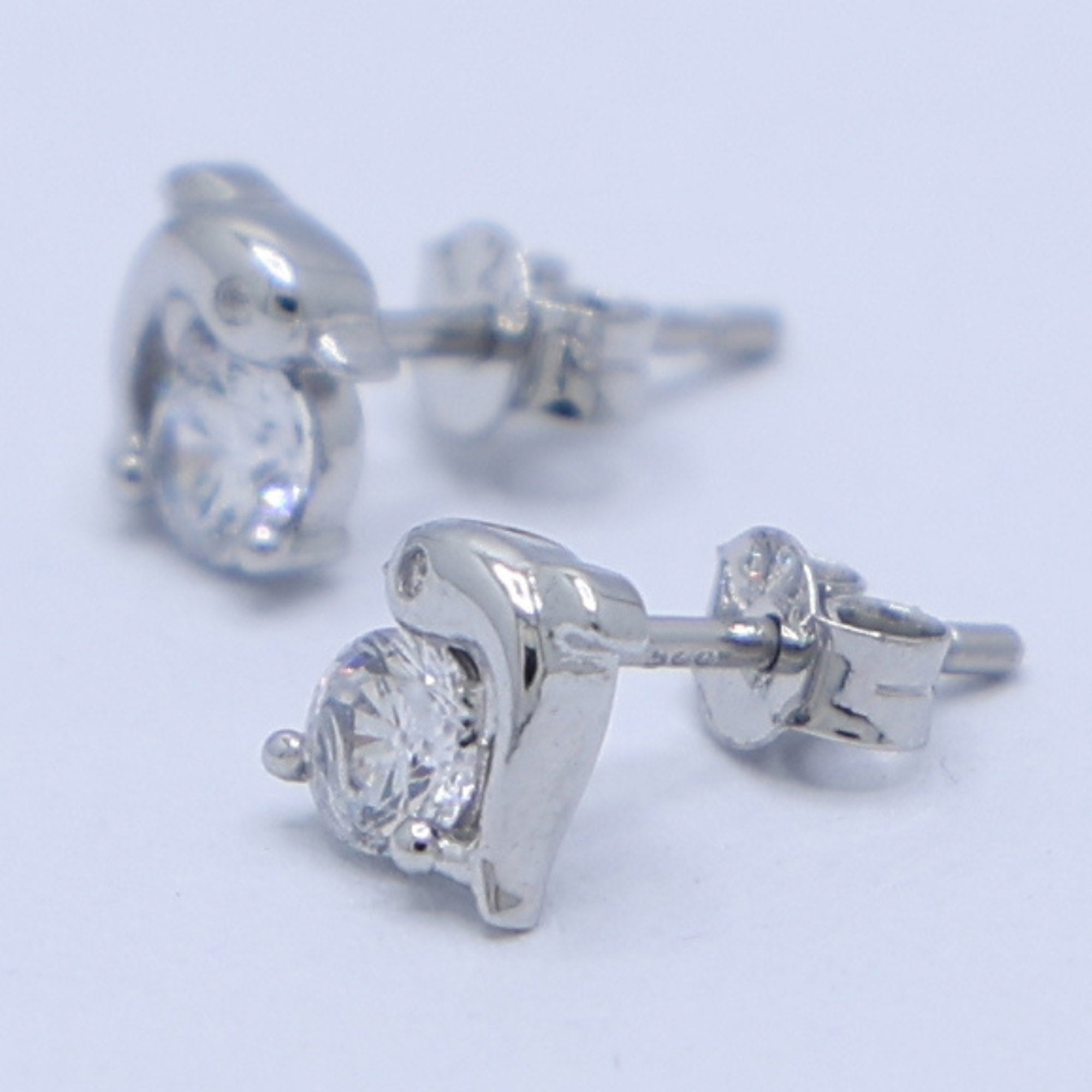 Cute Dolphin Stud Earrings
