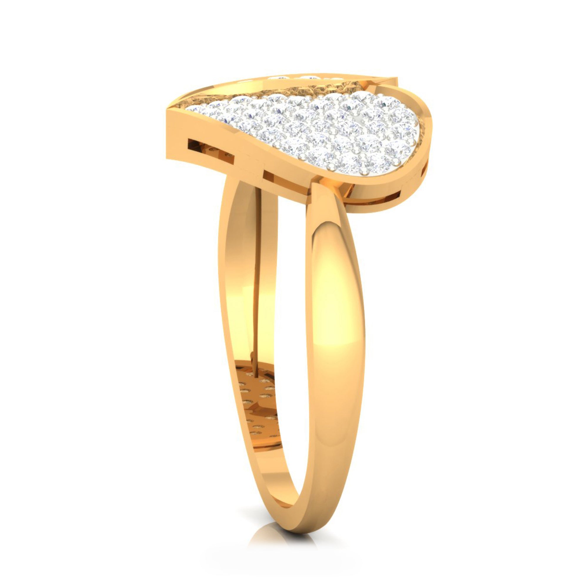 Heart Diamond Promise Ring