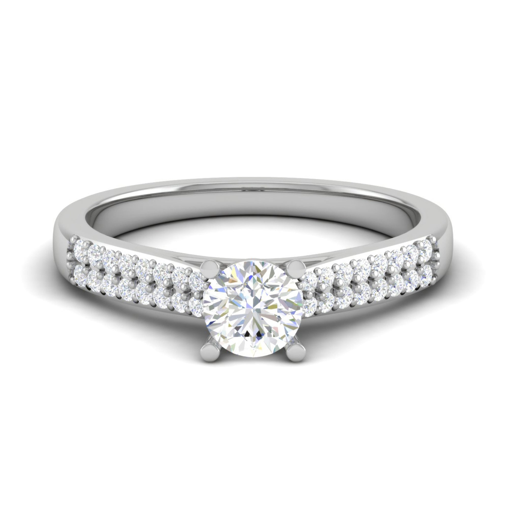 Adjustable Solitaire Ring for Women