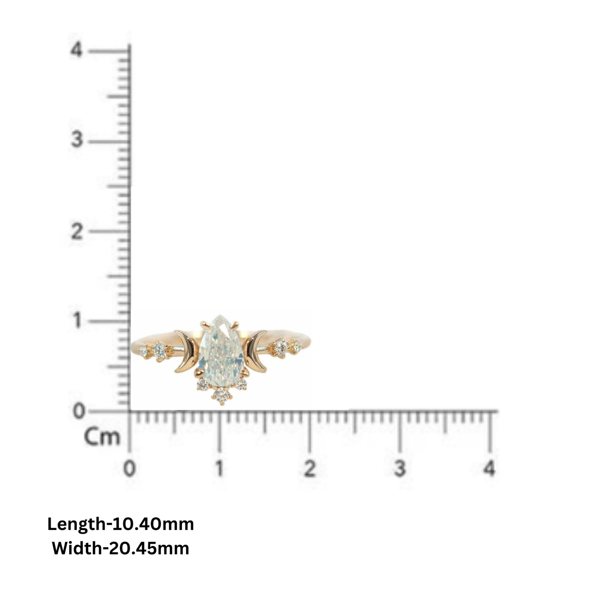 Lunar Glow American Diamond Ring