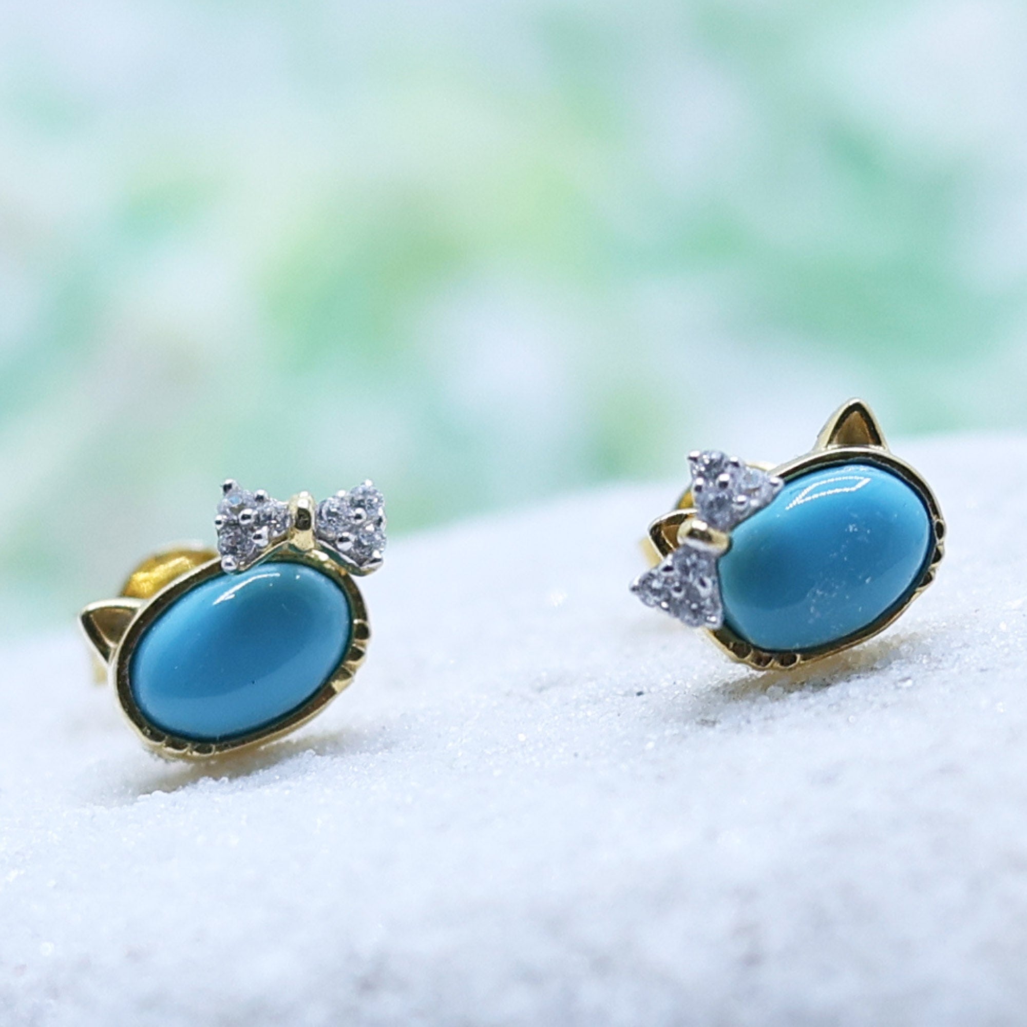 Cute Kitty Earrings for Girls