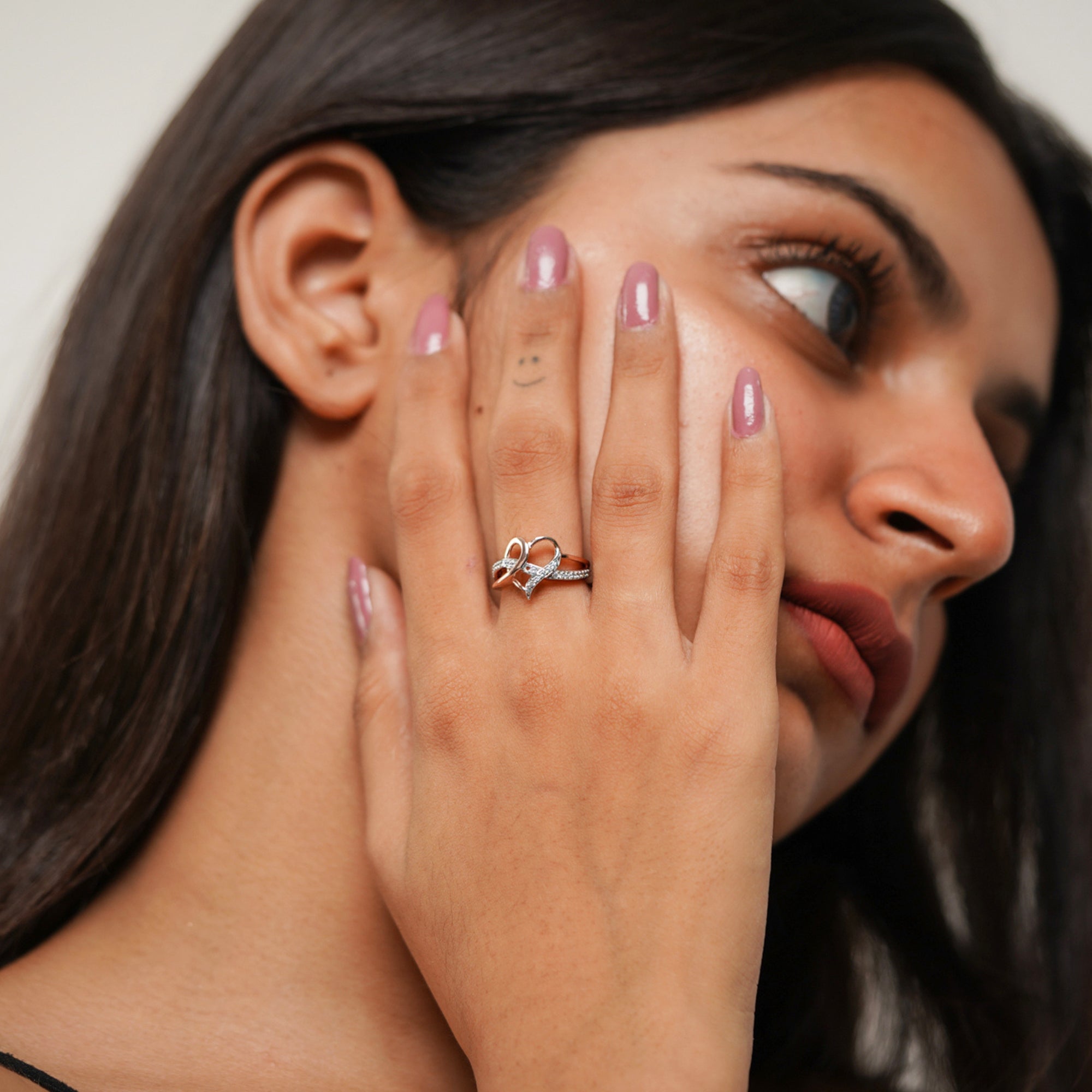 Intertwined Heart Eternal Love Ring