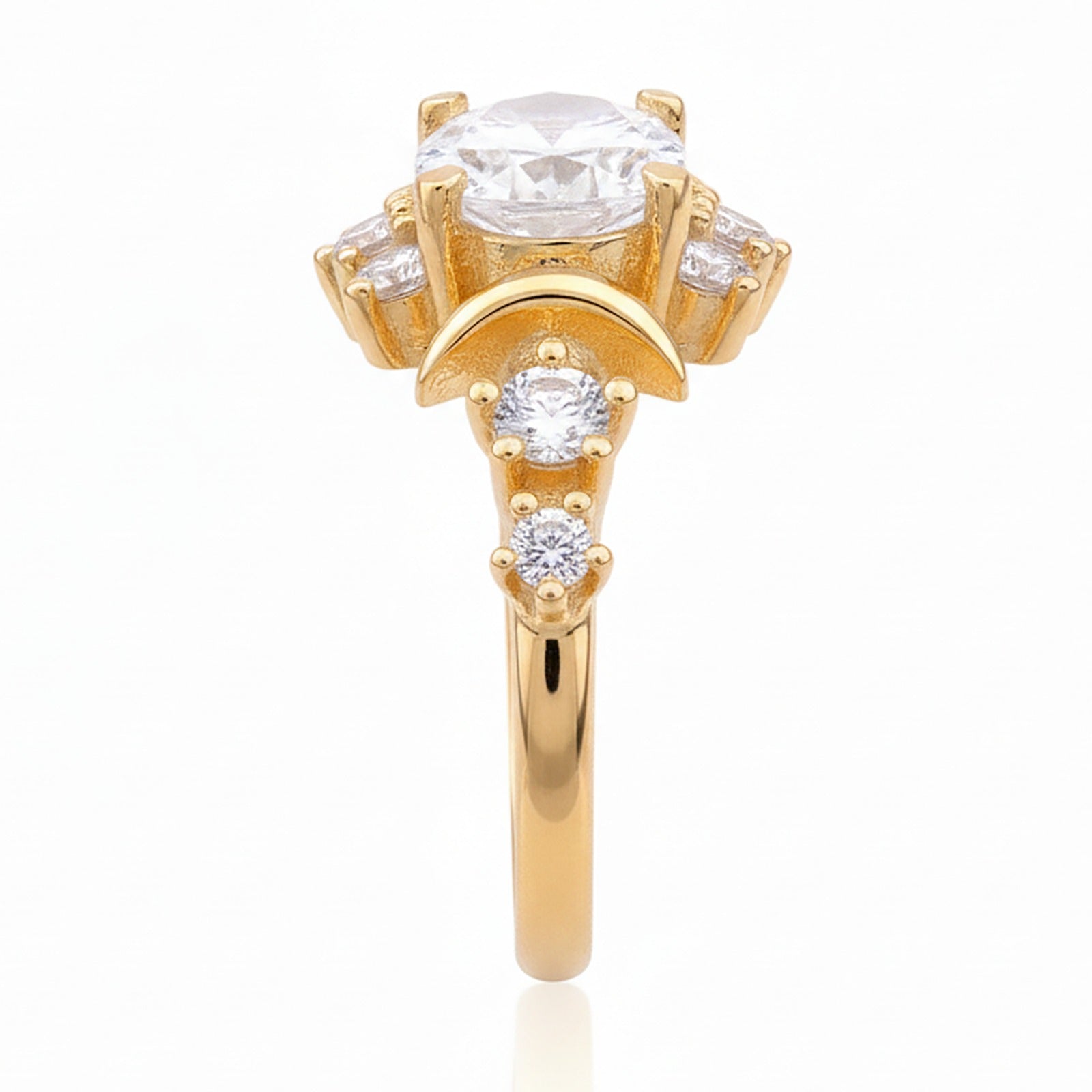 Lunar Glow American Diamond Ring