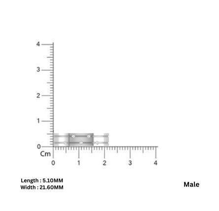 Modern Couple Diamond Band
