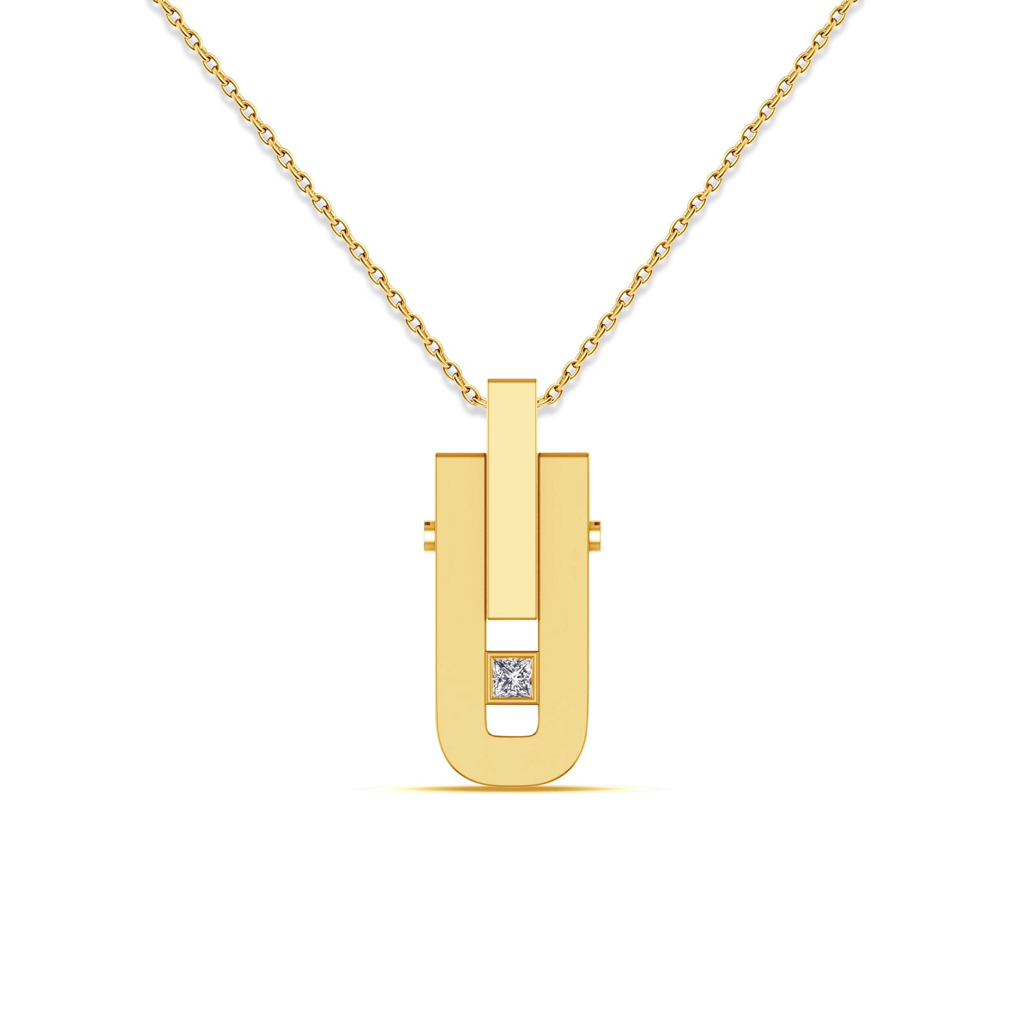 Men’s Real Yellow Gold Plated Pendant