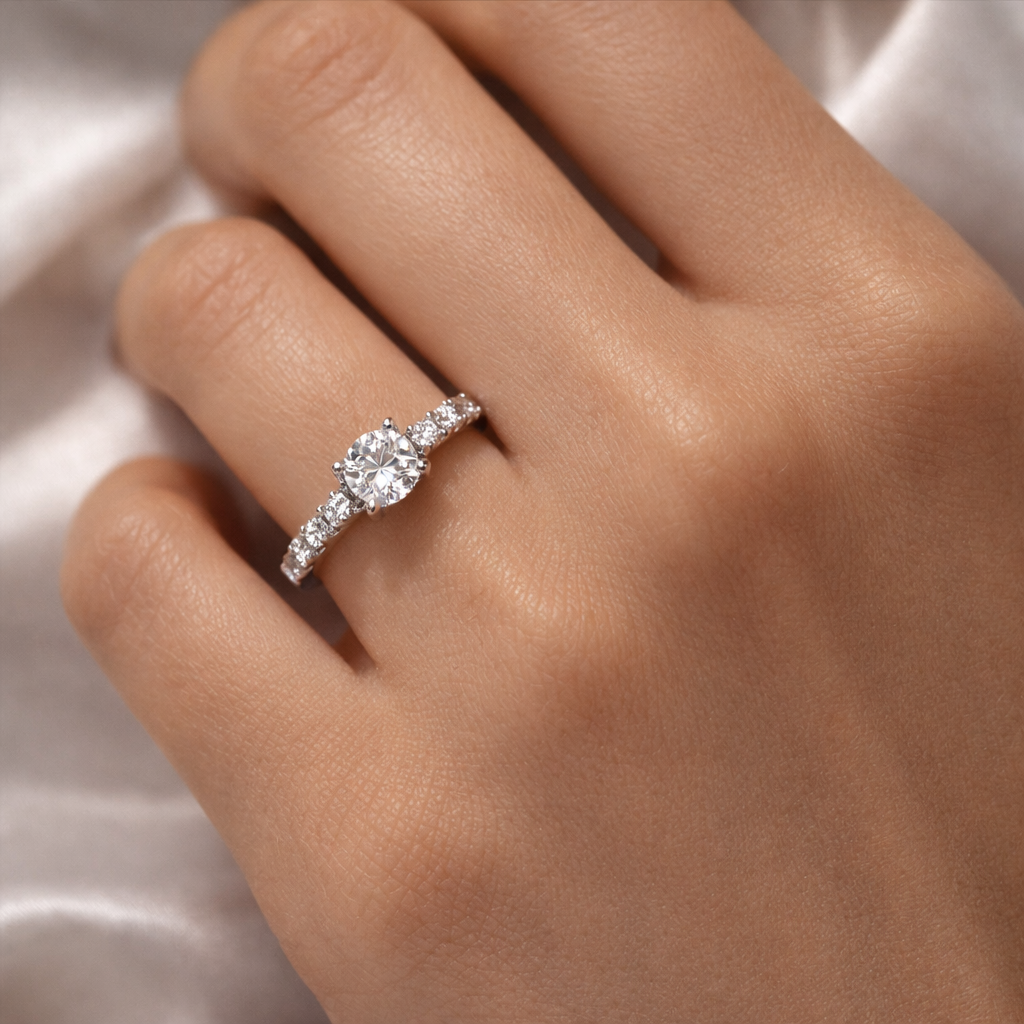 Elegant Solitaire Diamond Ring