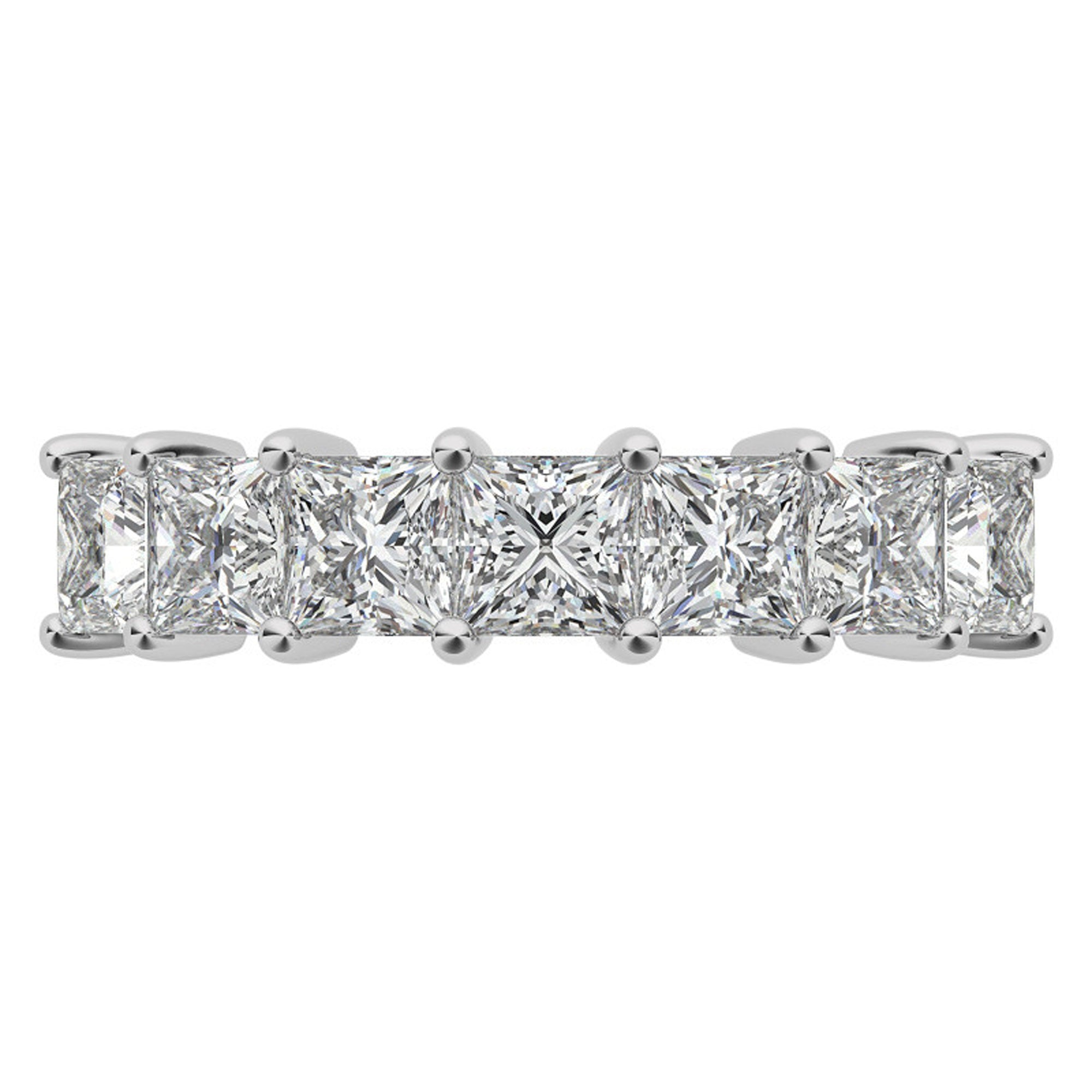 Princess Cut Seven Stone Ring