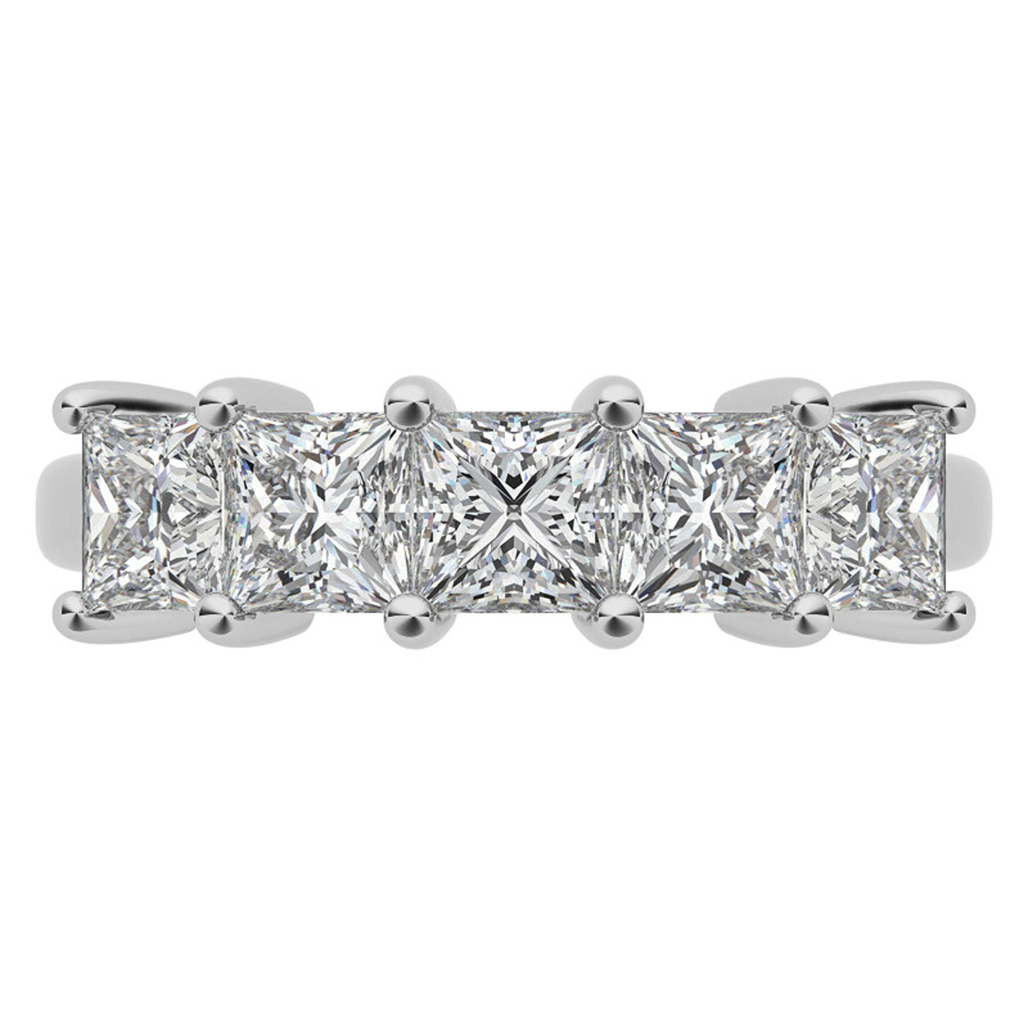 Elegant Five Stone Sparkle Ring