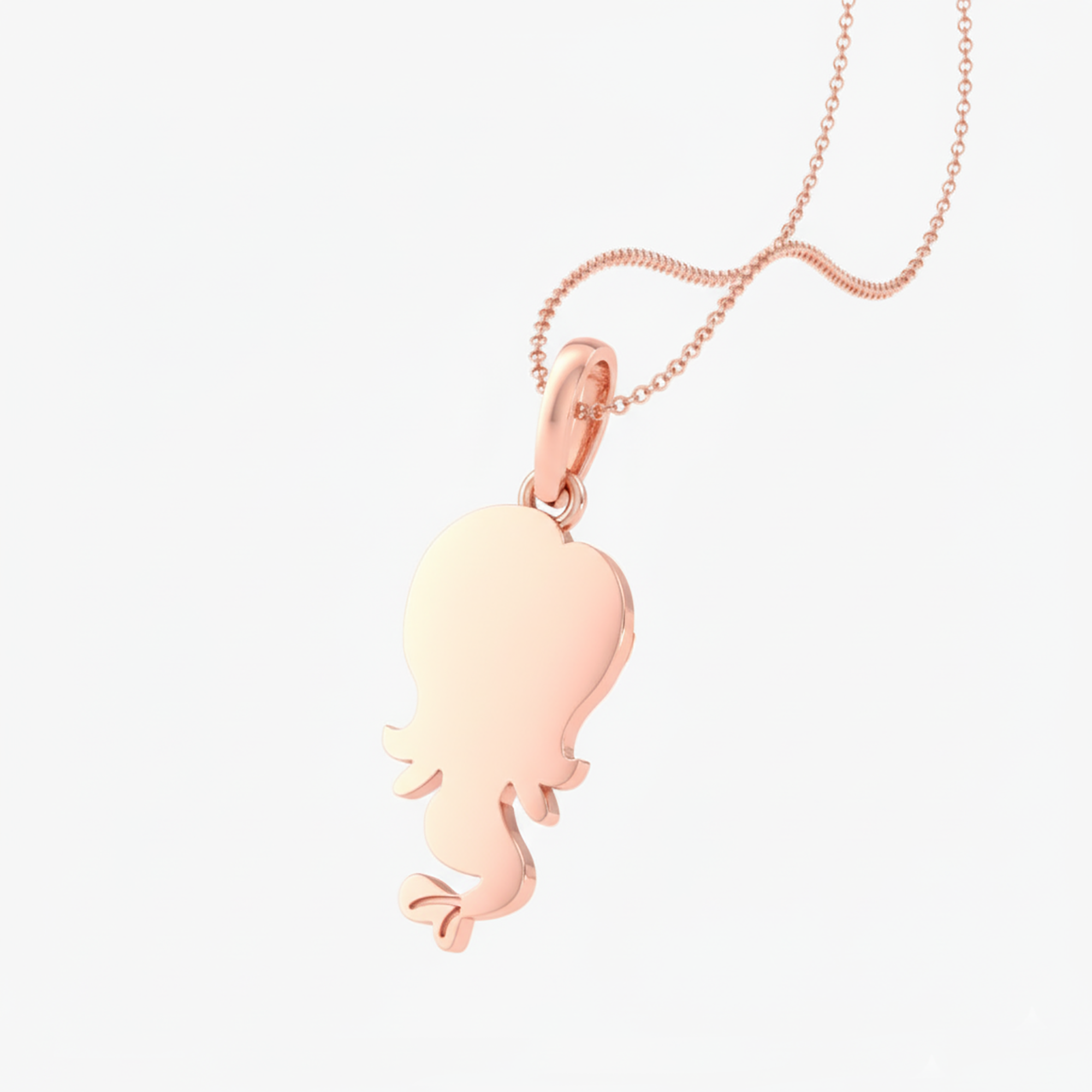 Cute Mermaid Girls Pendant