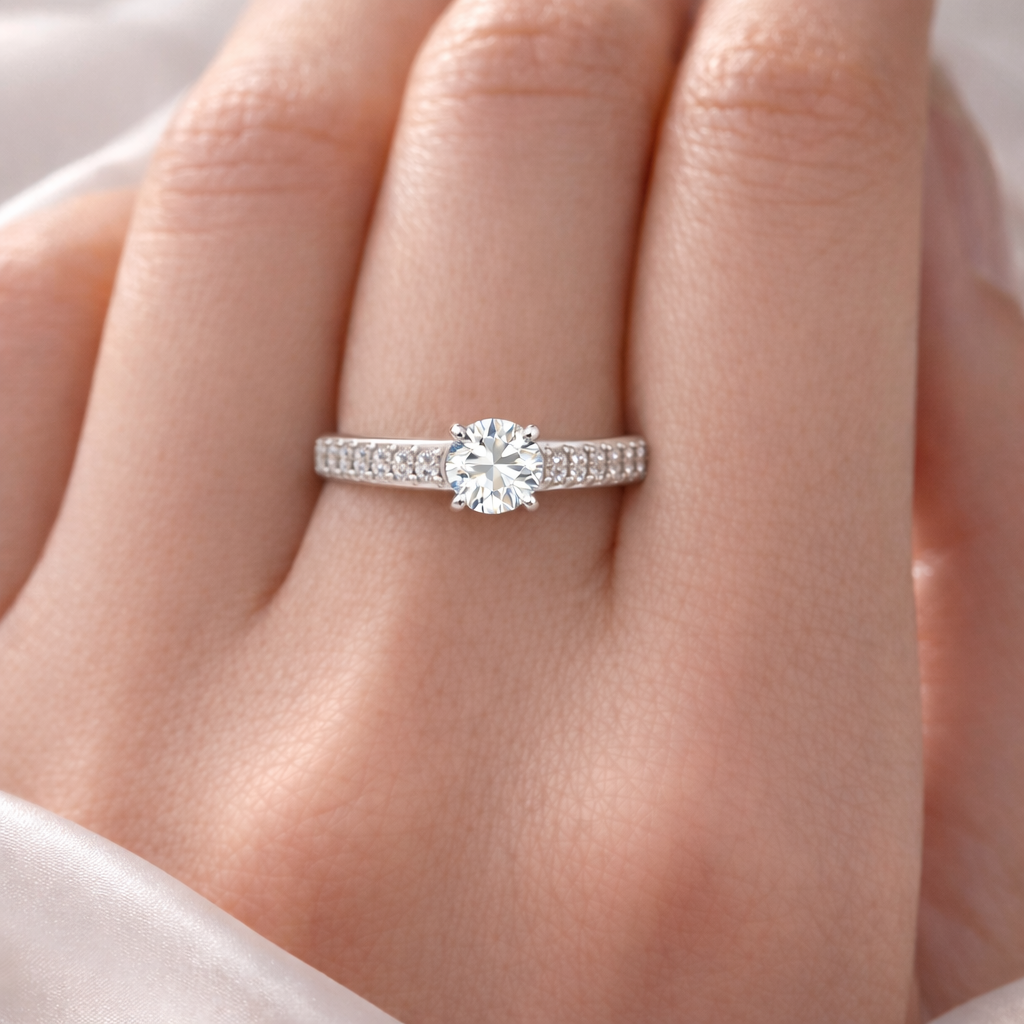 Timeless Sparkle Diamond Engagement Ring