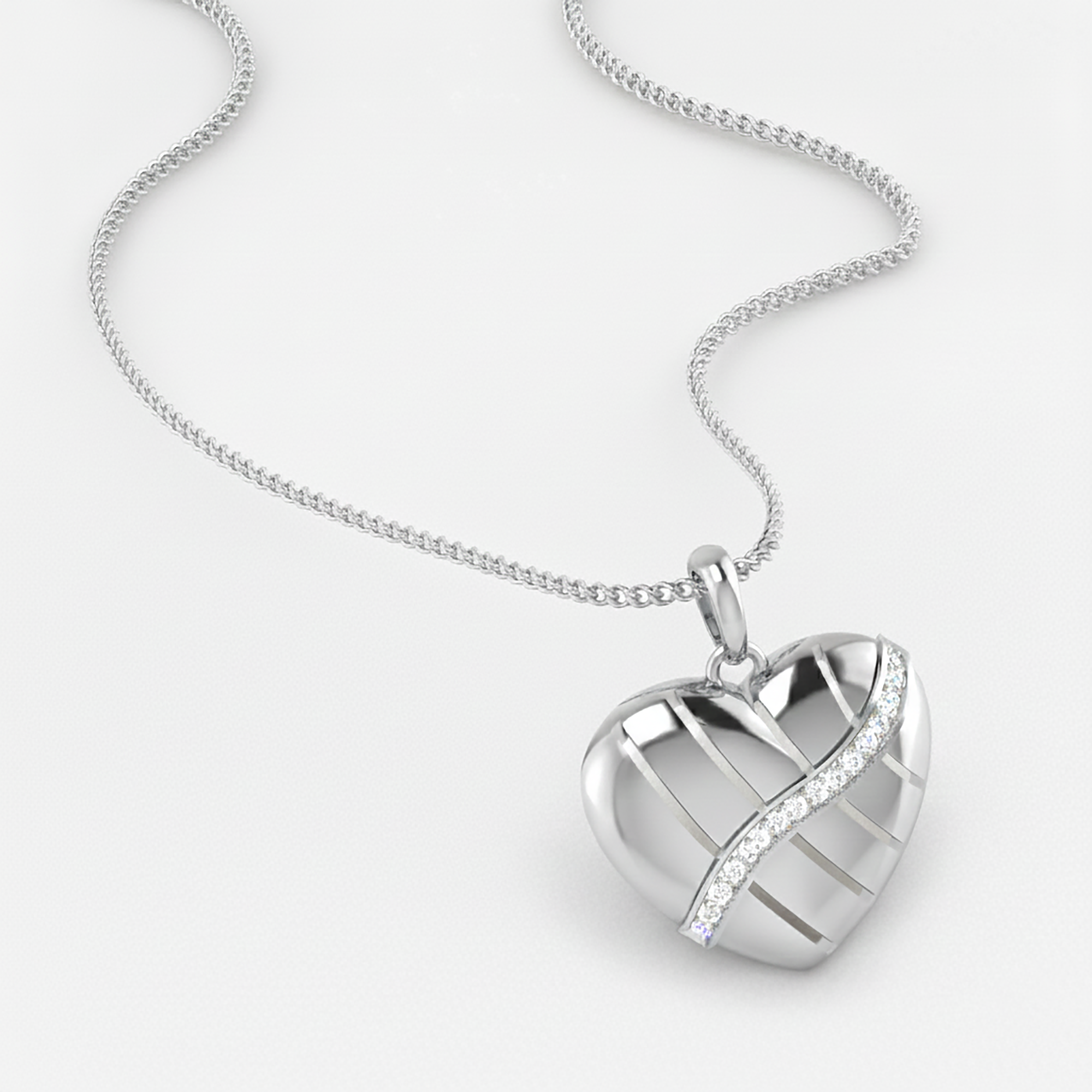Sterling Silver Heart Pendant