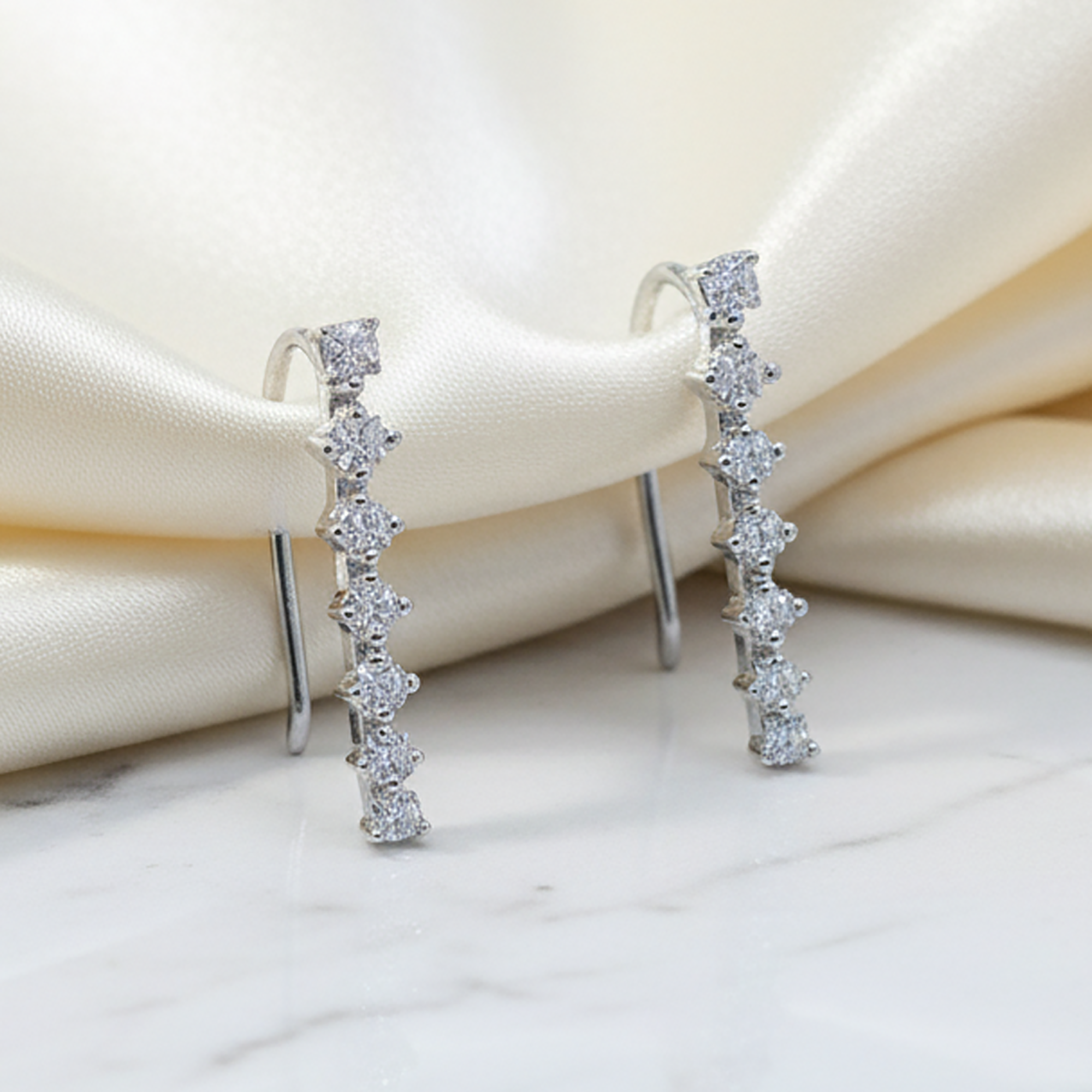 Sparkling Climber Earrings