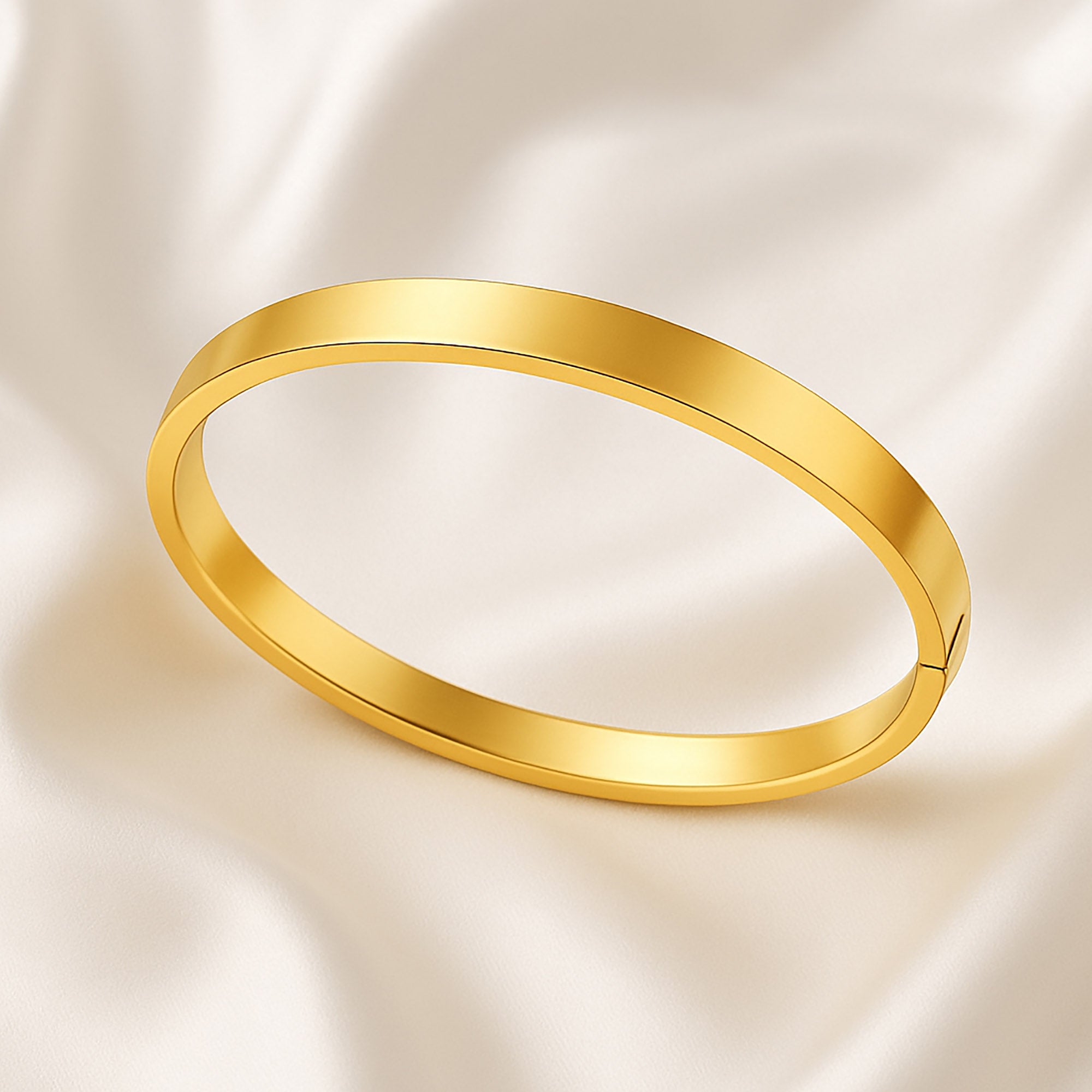 Yellow Gold Plated Men's Kada