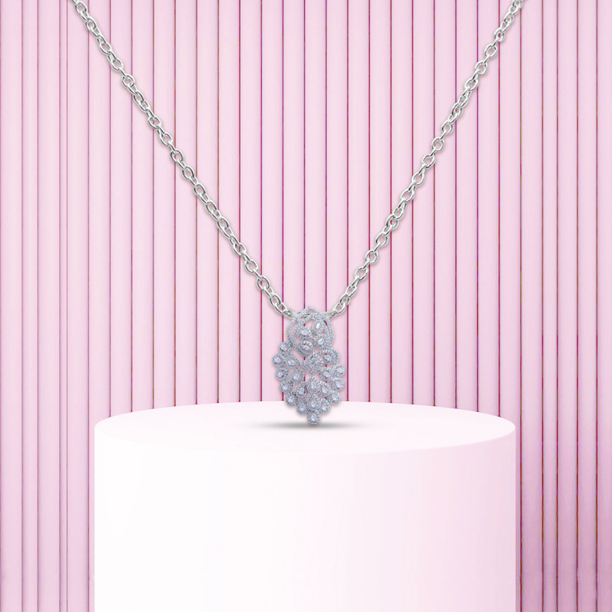 Stunning American Diamond Pendant